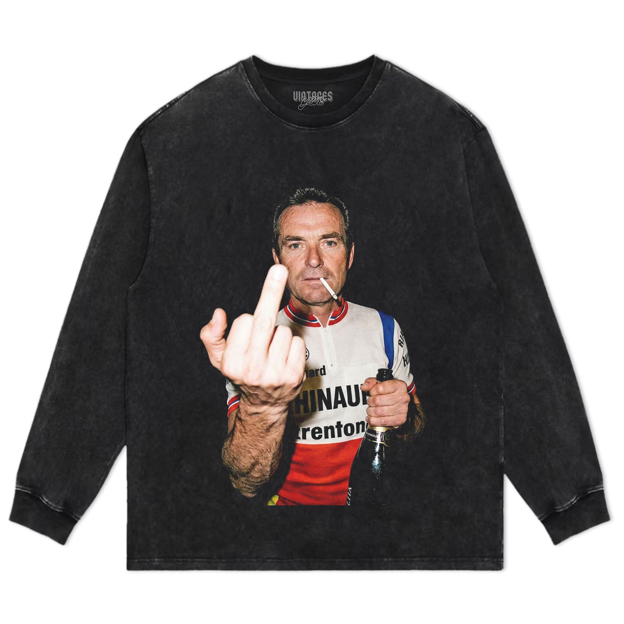 BERNARD HINAULT LEGEND TOUR DE FRANCE TANK TOP & TEE & LONG SLEEVE & LAYERED LS & HOODIE