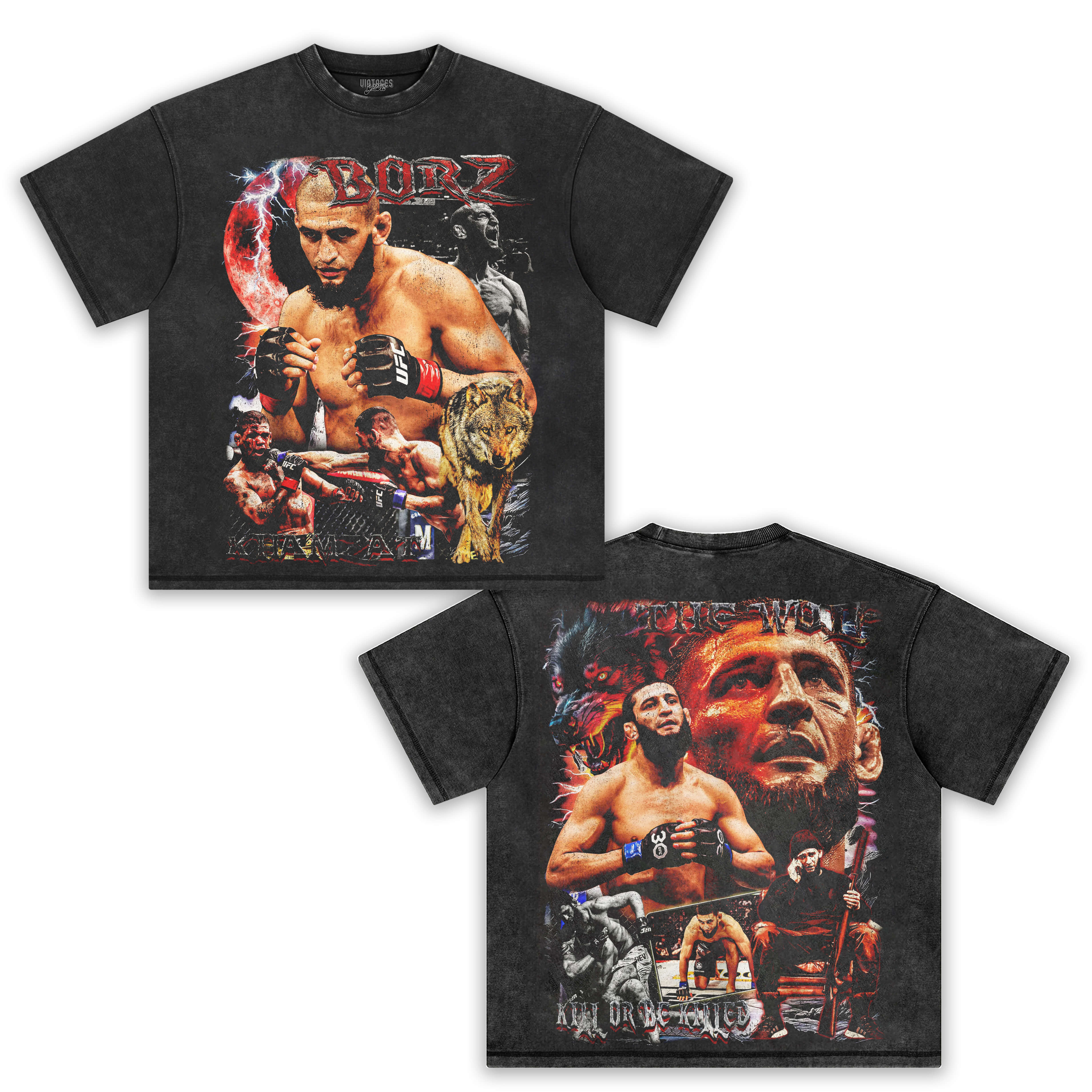 BORZ & KHAMZAT CHIMAEV V2 TEE