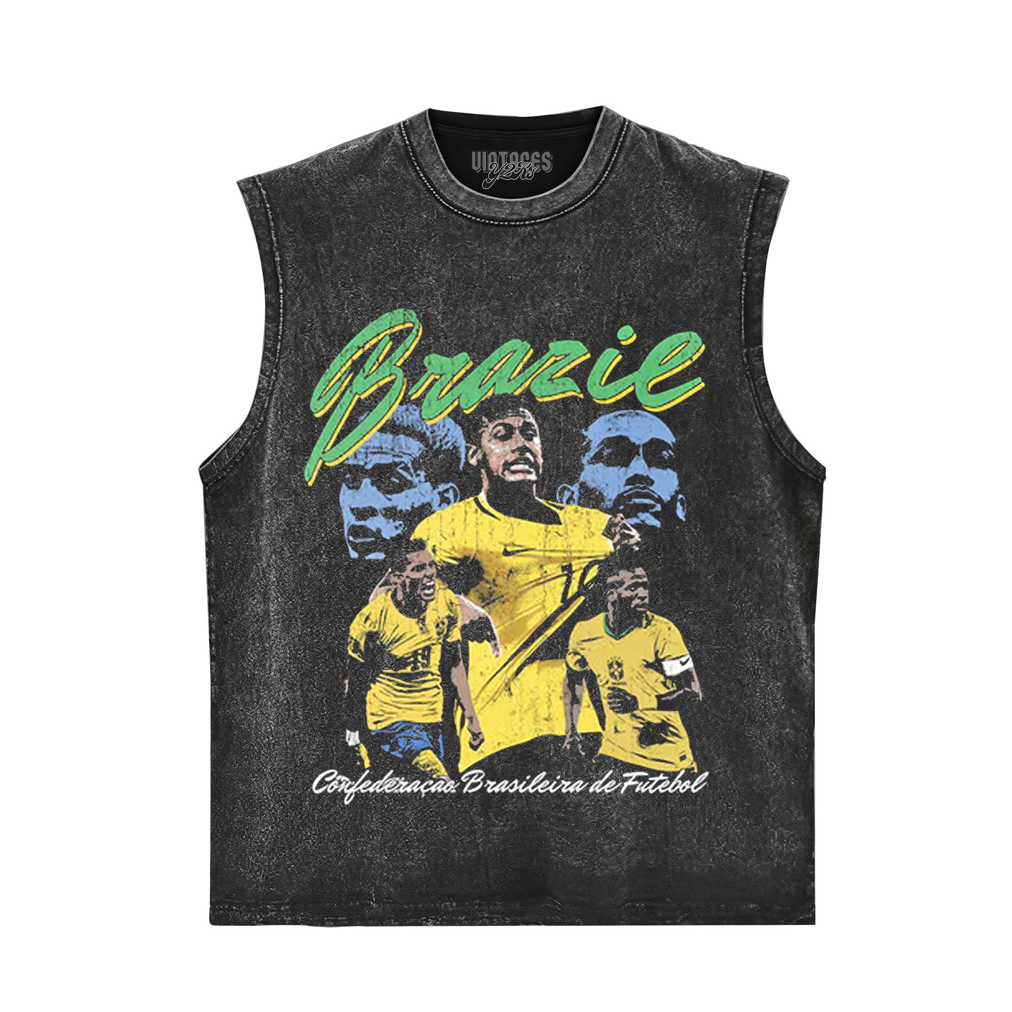 BRAZIL FOOTBALL V2 TANK TOP & TEE & LONG SLEEVE & LAYERED LS & HOODIE
