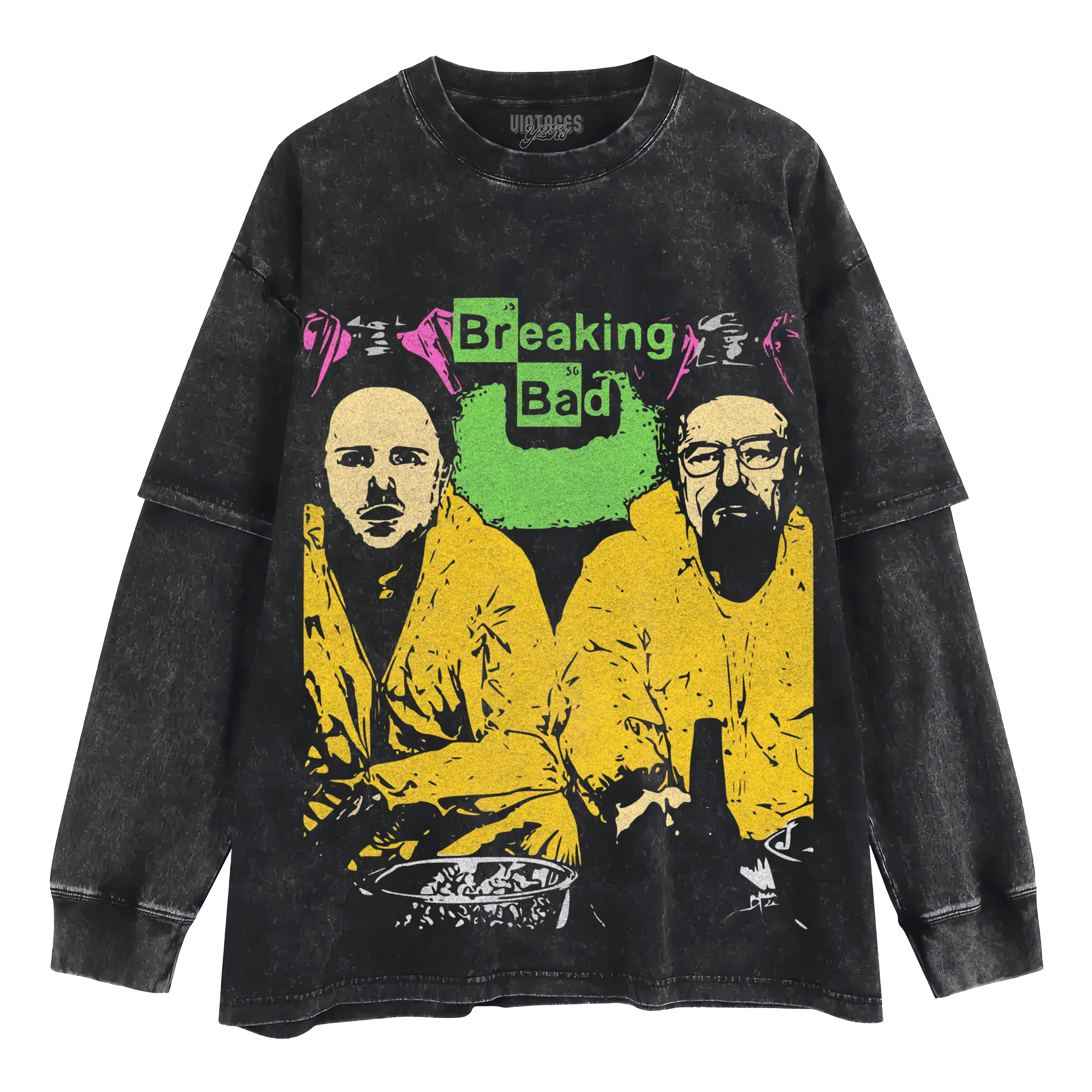 BREAKING BAD VINTAGE TANK TOP & TEE & LONG SLEEVE & LAYERED LS & HOODIE