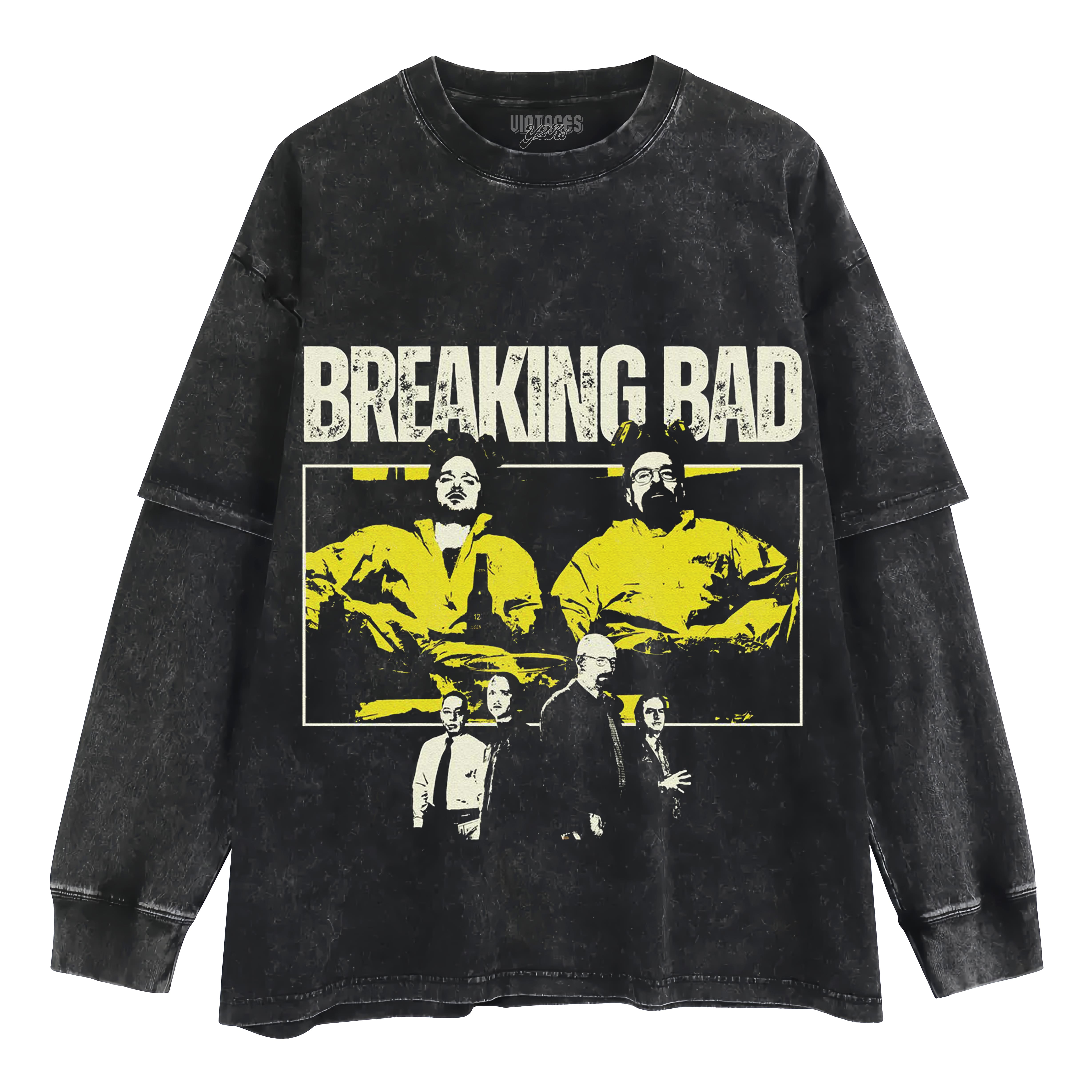 BREAKING BAD VINTAGE V2 TANK TOP & TEE & LONG SLEEVE & LAYERED LS & HOODIE