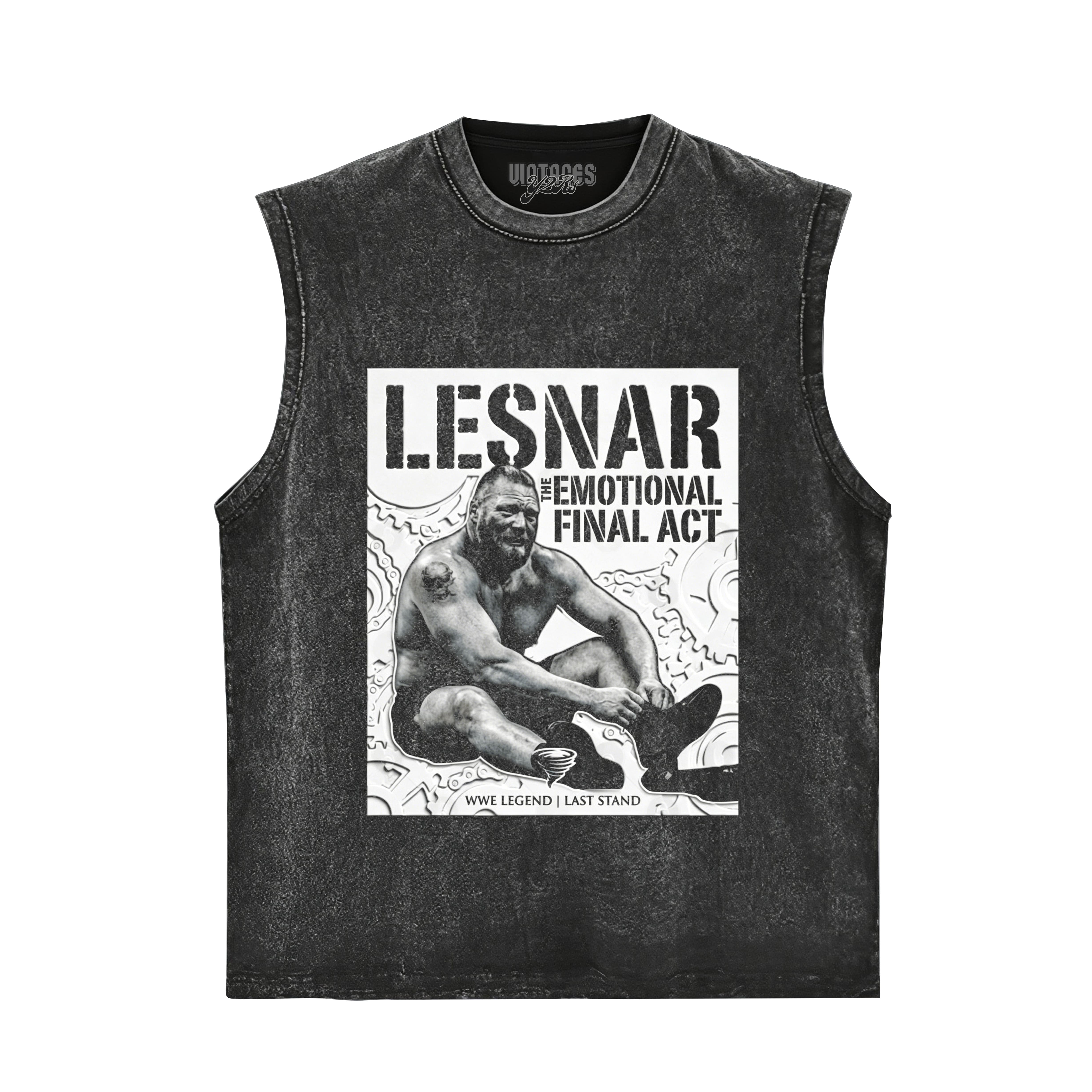 BROCK LESNAR RETIRED WWE V2 TANK TOP & TEE & LONG SLEEVE & LAYERED LS & HOODIE