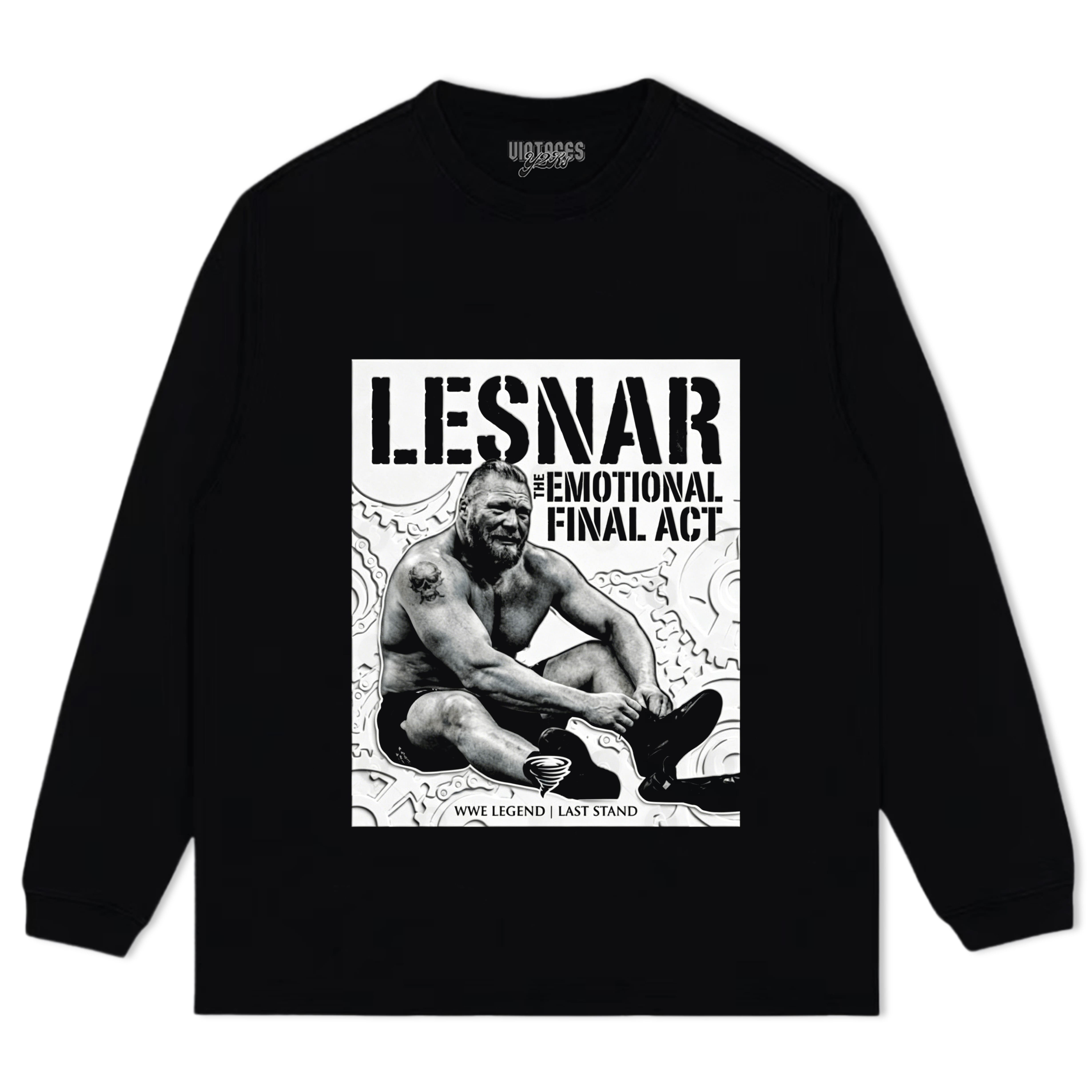 BROCK LESNAR RETIRED WWE V2 TANK TOP & TEE & LONG SLEEVE & LAYERED LS & HOODIE