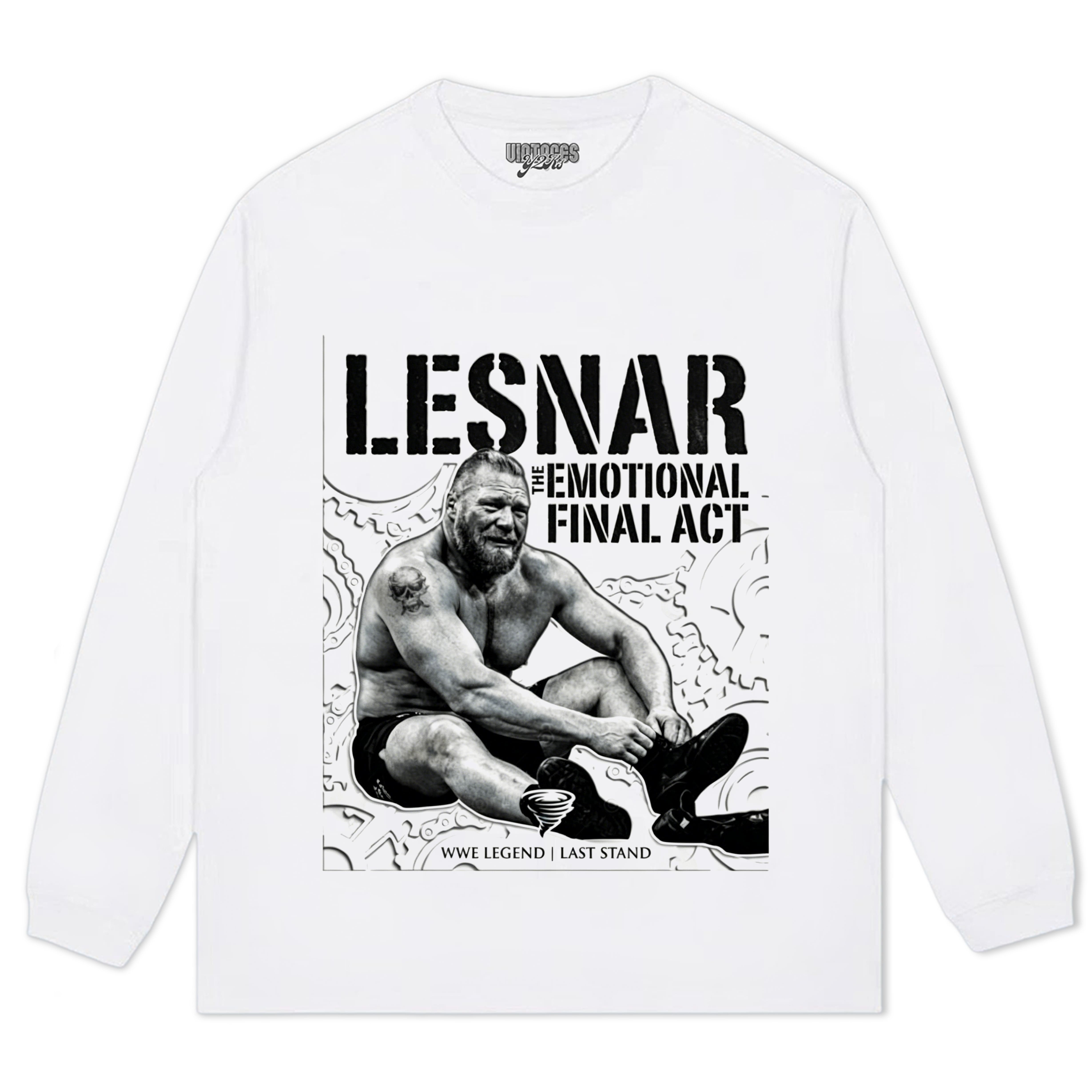 BROCK LESNAR RETIRED WWE V2 TANK TOP & TEE & LONG SLEEVE & LAYERED LS & HOODIE