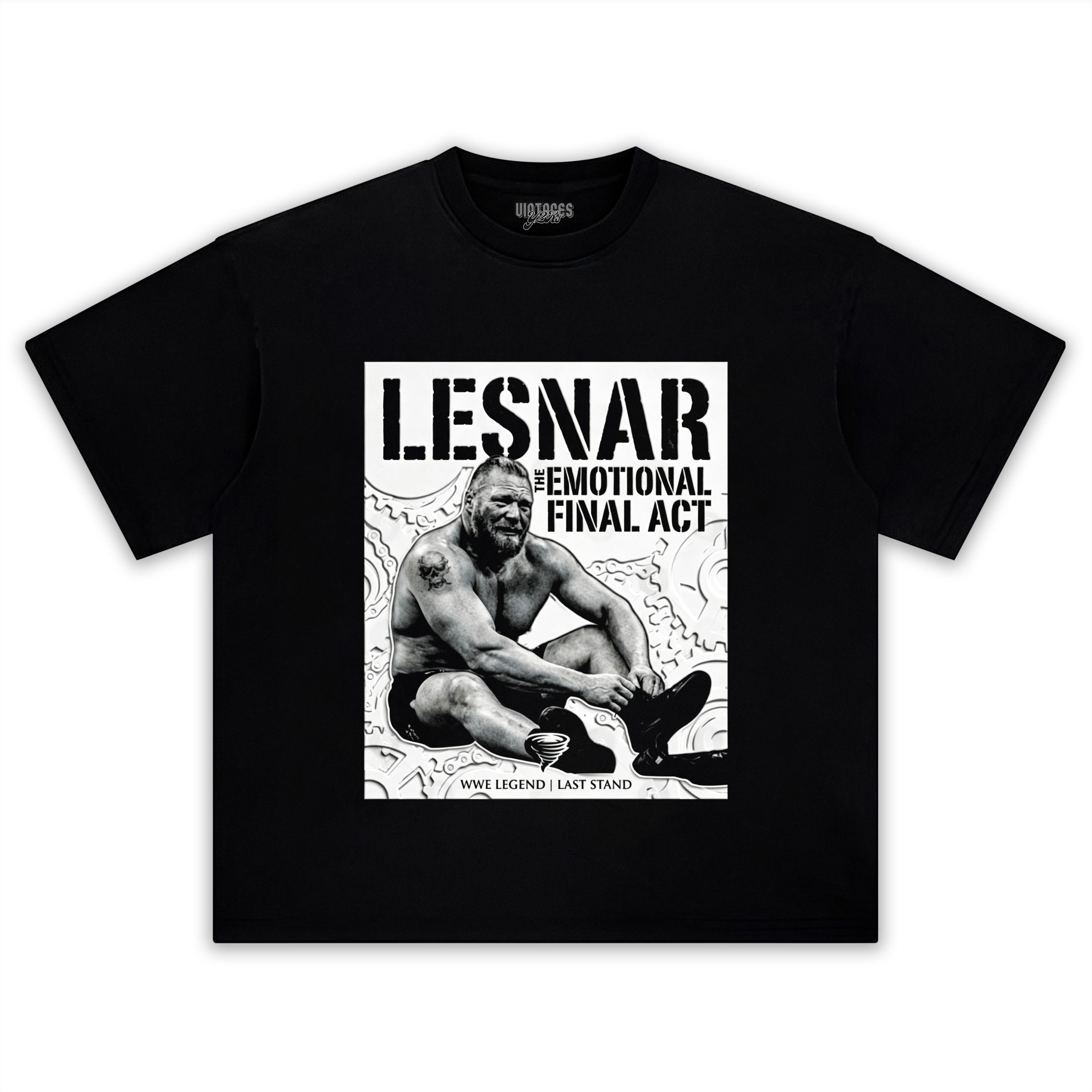 BROCK LESNAR RETIRED WWE V2 TANK TOP & TEE & LONG SLEEVE & LAYERED LS & HOODIE