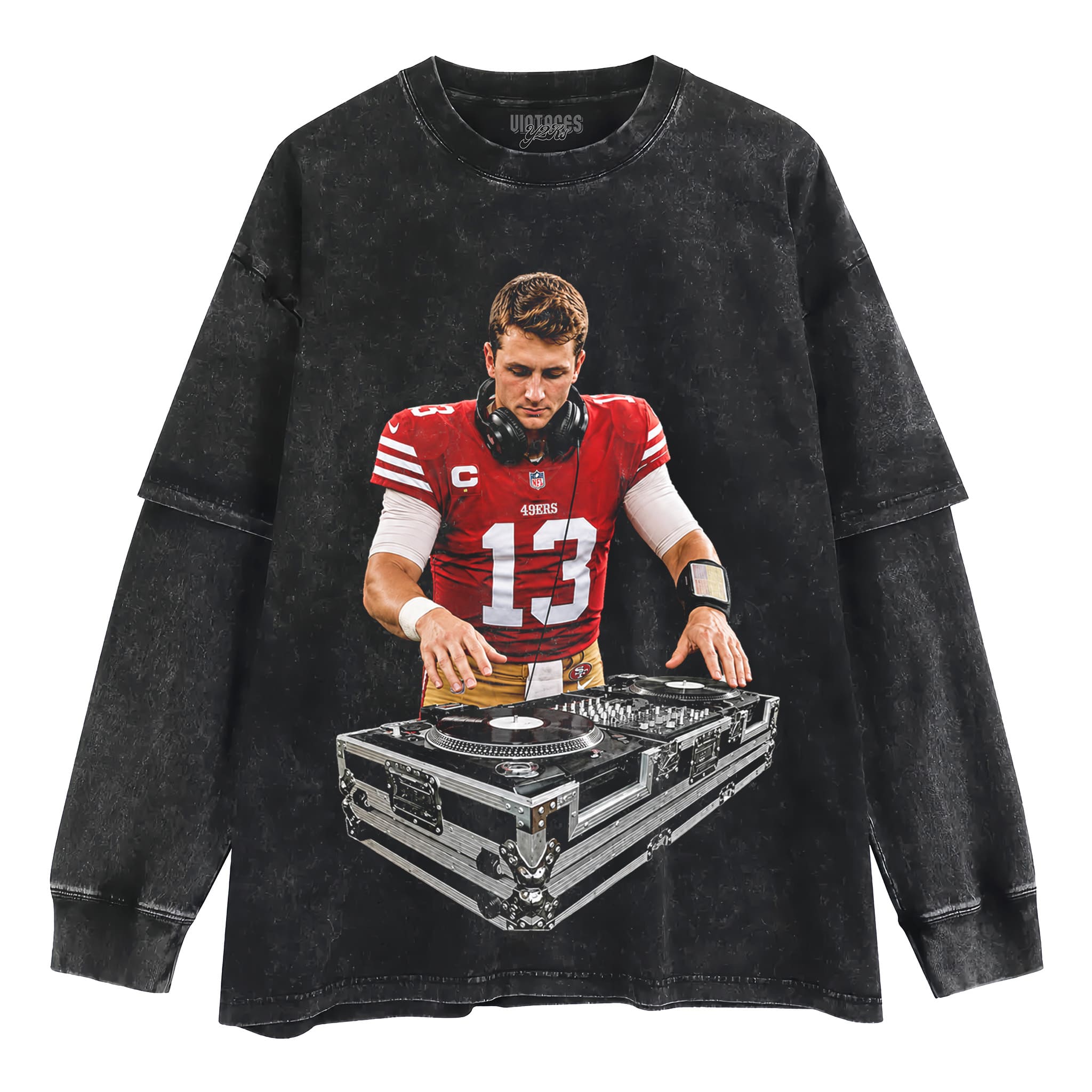 BROCK PURDY KITTLE 49ERS DJ TANK TOP & TEE & LONG SLEEVE & LAYERED LS & HOODIE