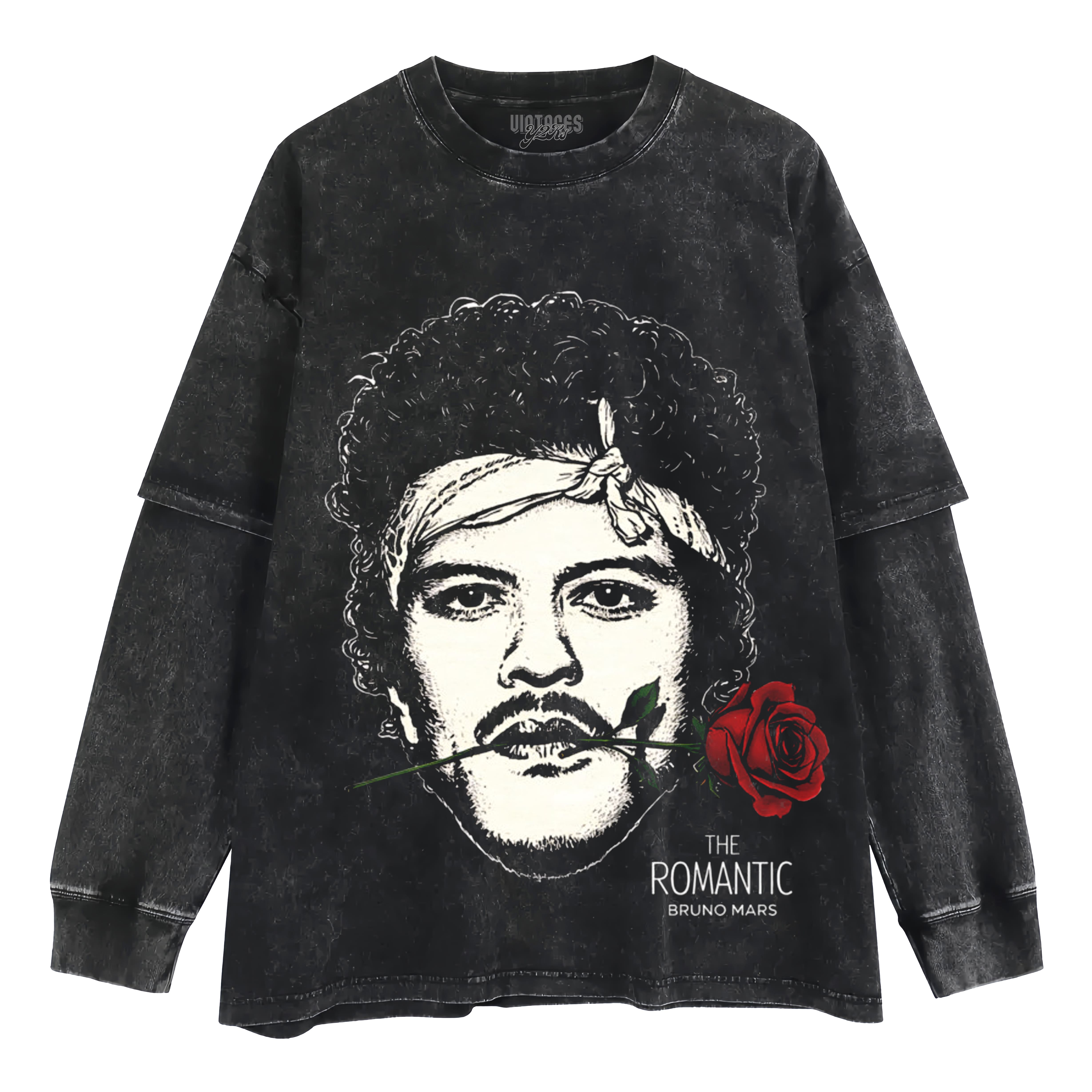BRUNO MARS 2026 VINTAGE V4 TANK TOP & TEE & LONG SLEEVE & LAYERED LS & HOODIE