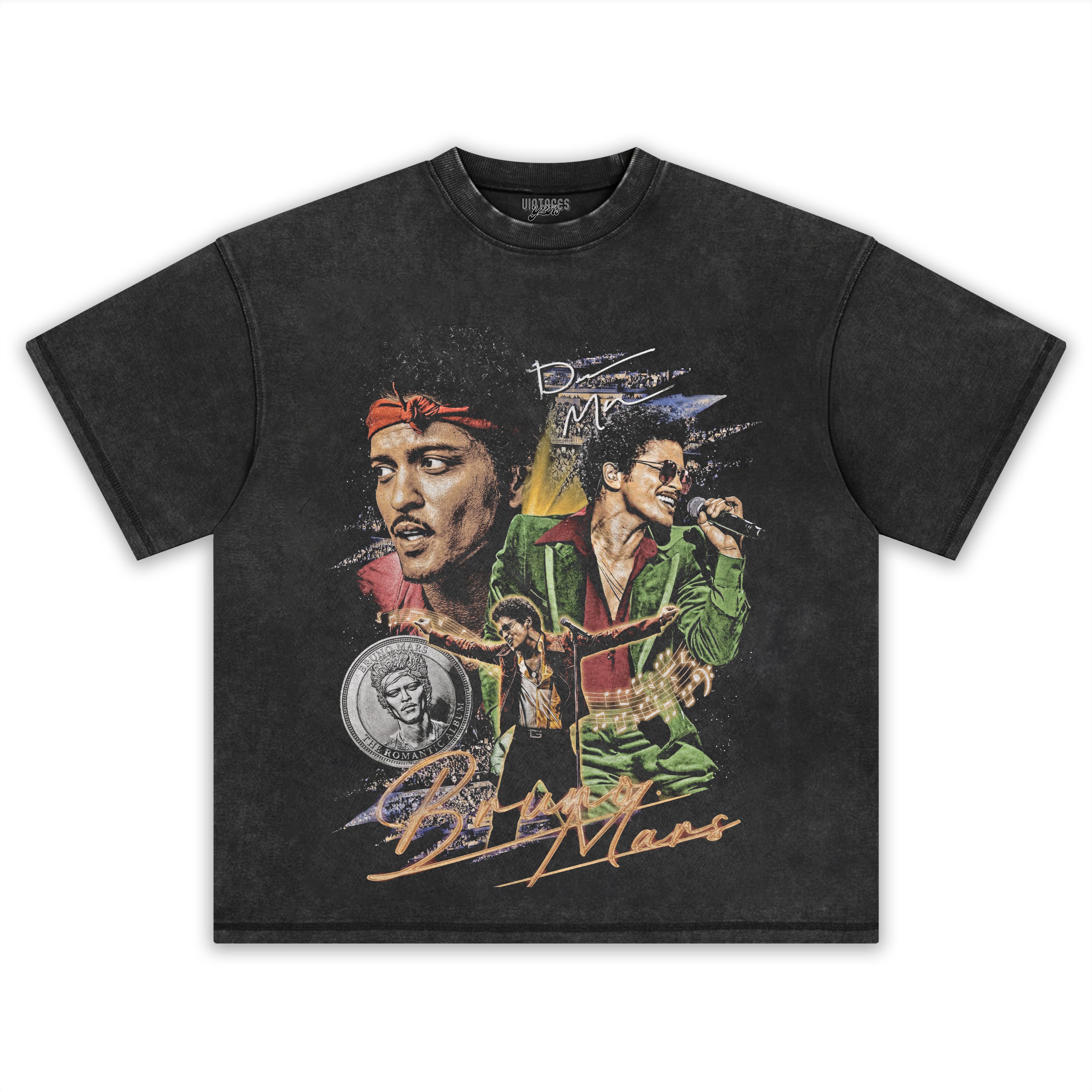BRUNO MARS 2026 VINTAGE V5 TANK TOP & TEE & LONG SLEEVE & LAYERED LS & HOODIE