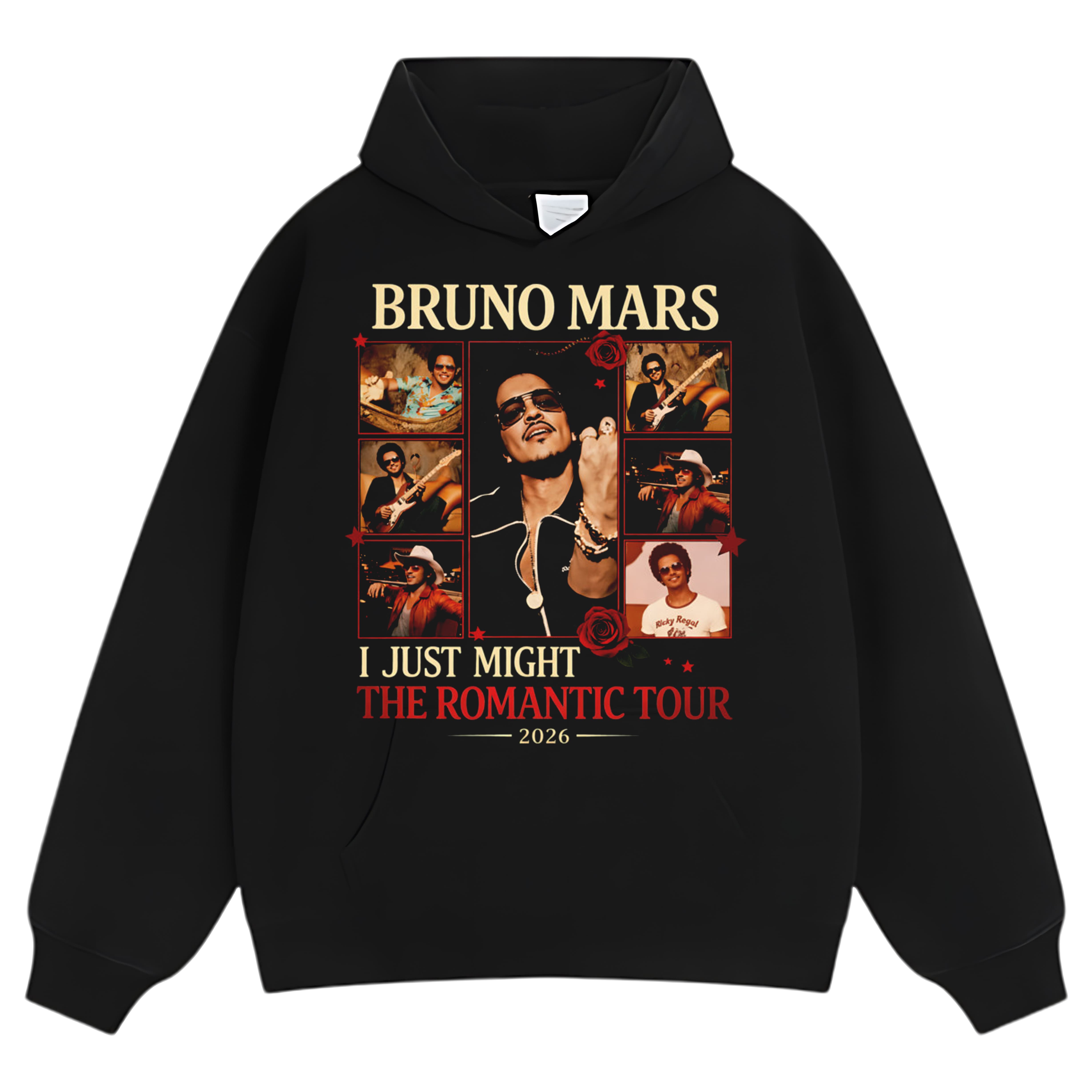 BRUNO MARS ROMANTIC TOUR VINTAGE TANK TOP & TEE & LONG SLEEVE & LAYERED LS & HOODIE