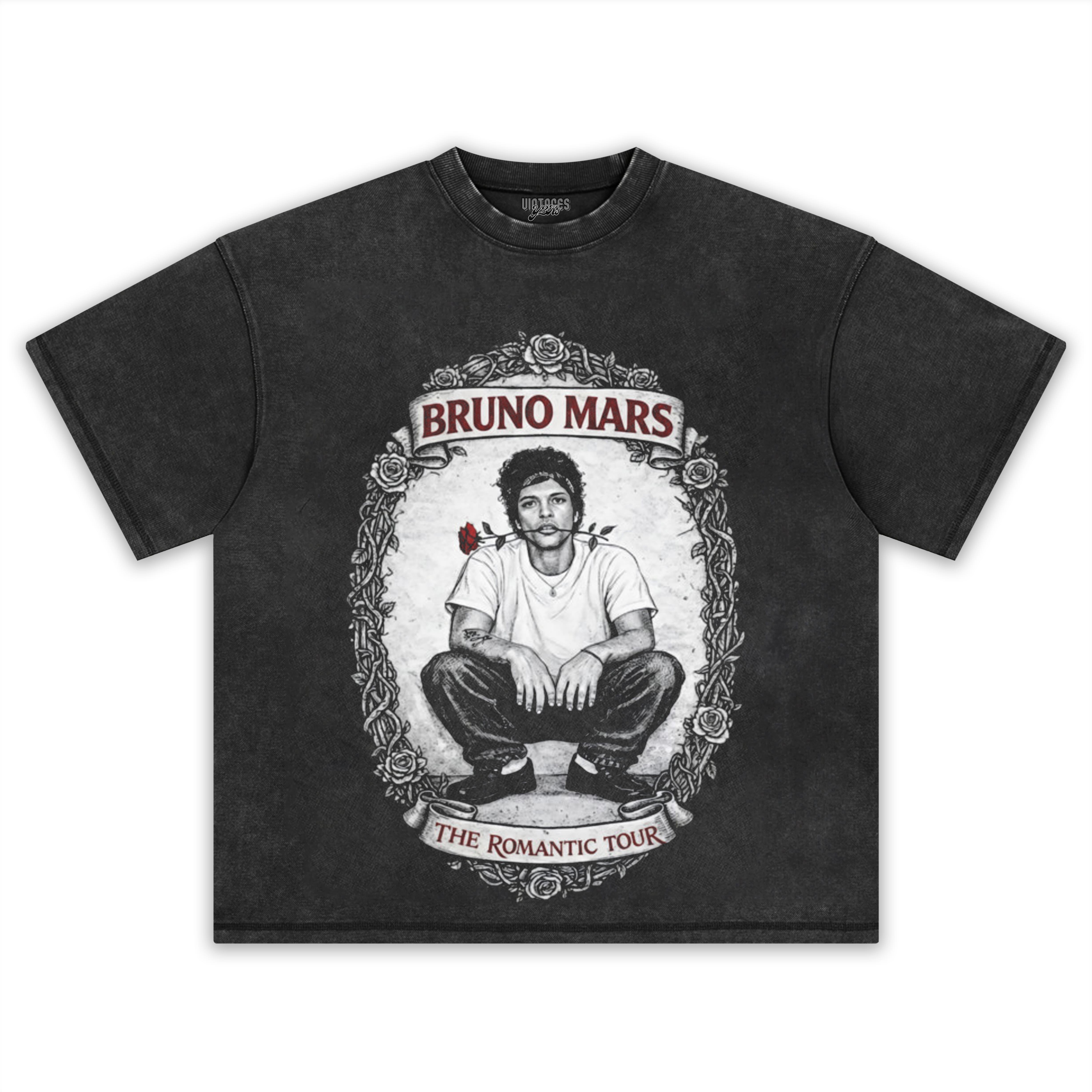 BRUNO MARS STYLE VINTAGE TEE & LS & HOODIE