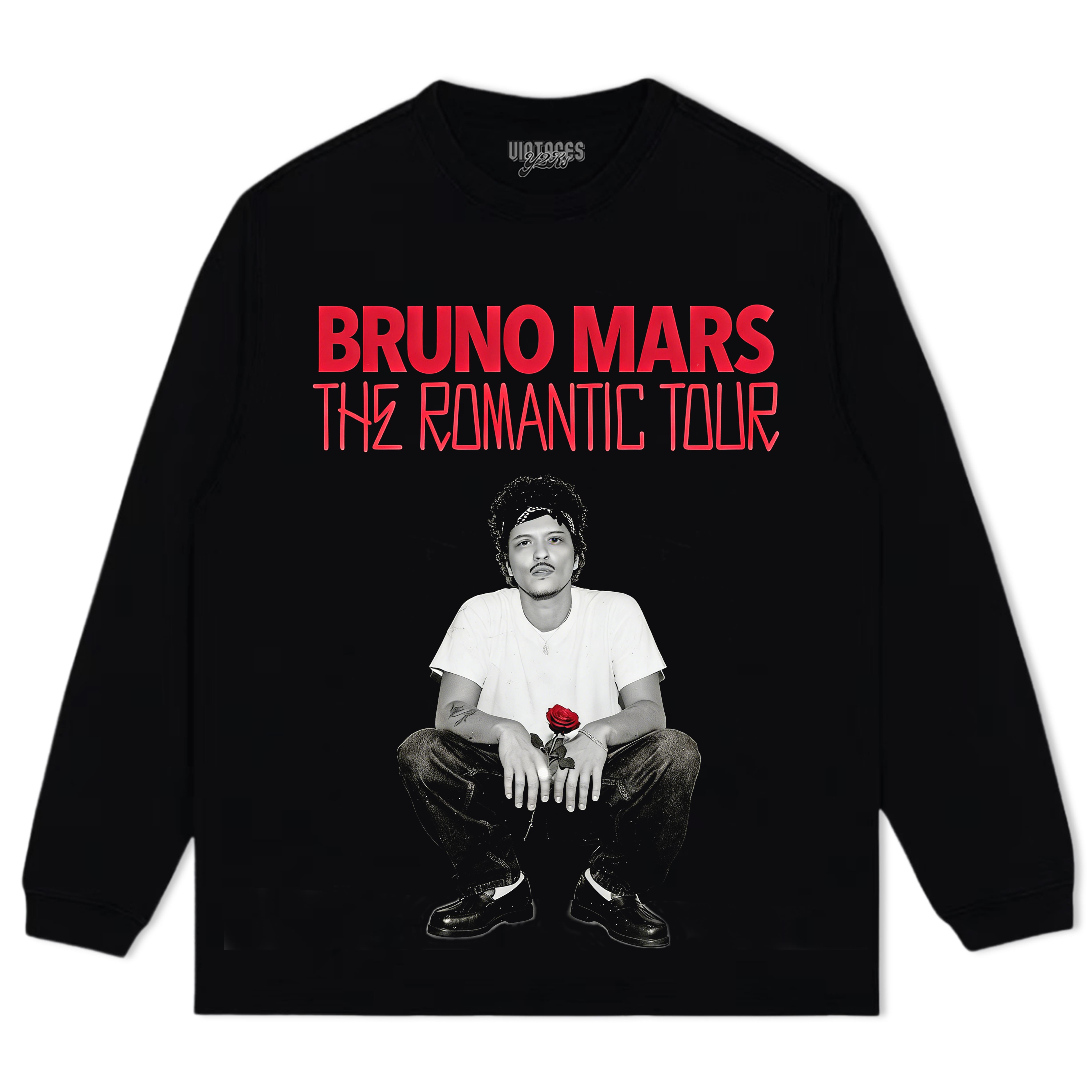 BRUNO MARS & THE ROMANTIC TOUR TEE & LS & HOODIE
