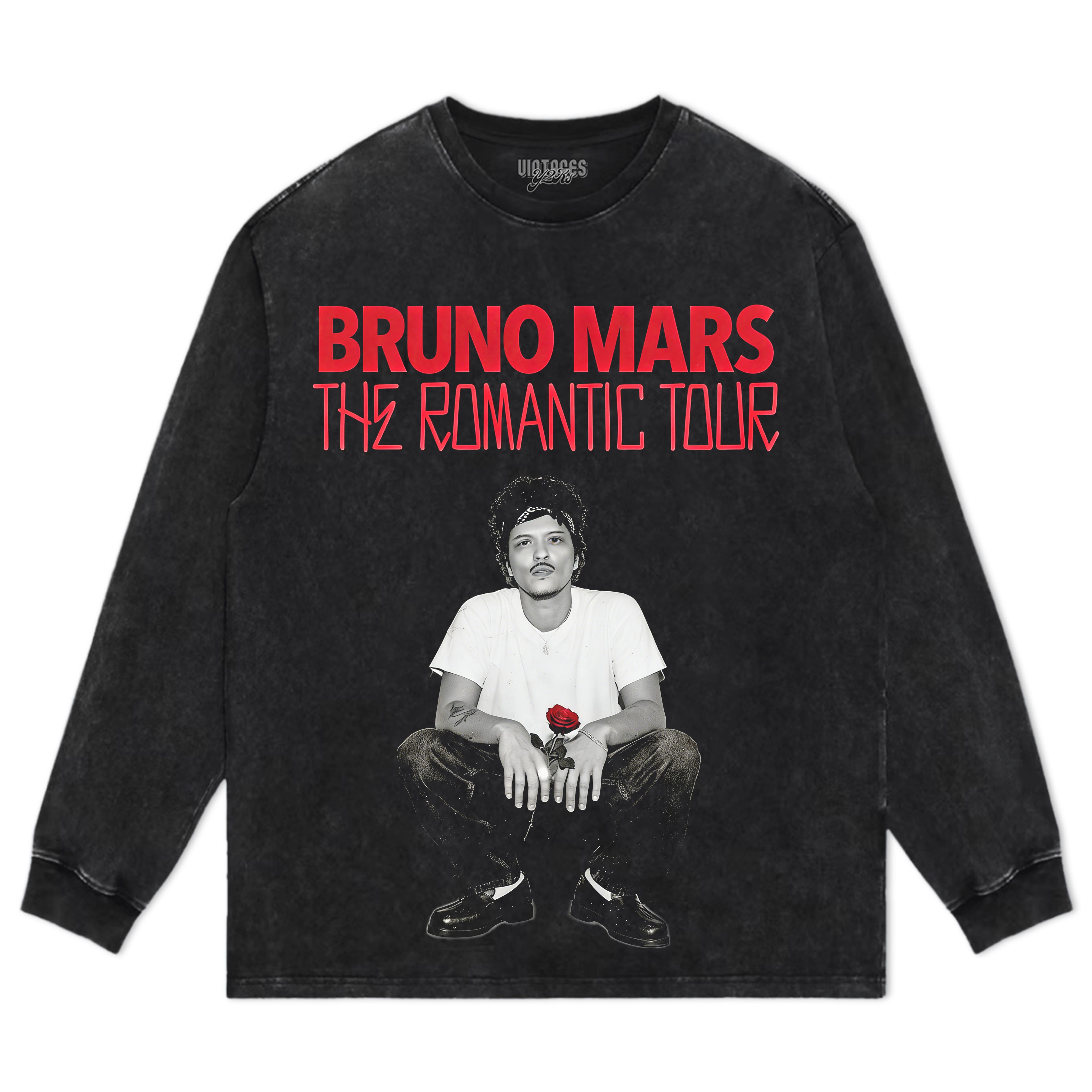 BRUNO MARS & THE ROMANTIC TOUR TEE & LS & HOODIE