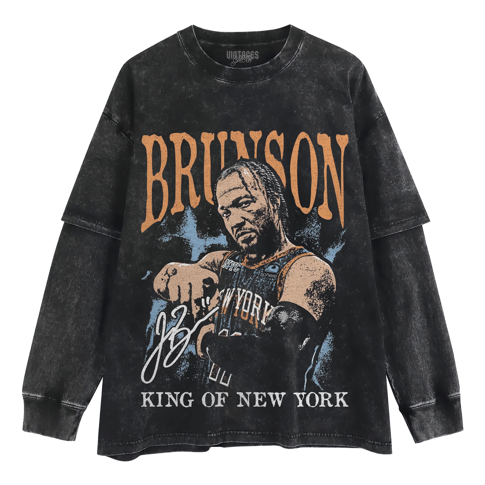 BRUNSON - KING OF NEW YORK TANK TOP & TEE & LONG SLEEVE & LAYERED LS & HOODIE