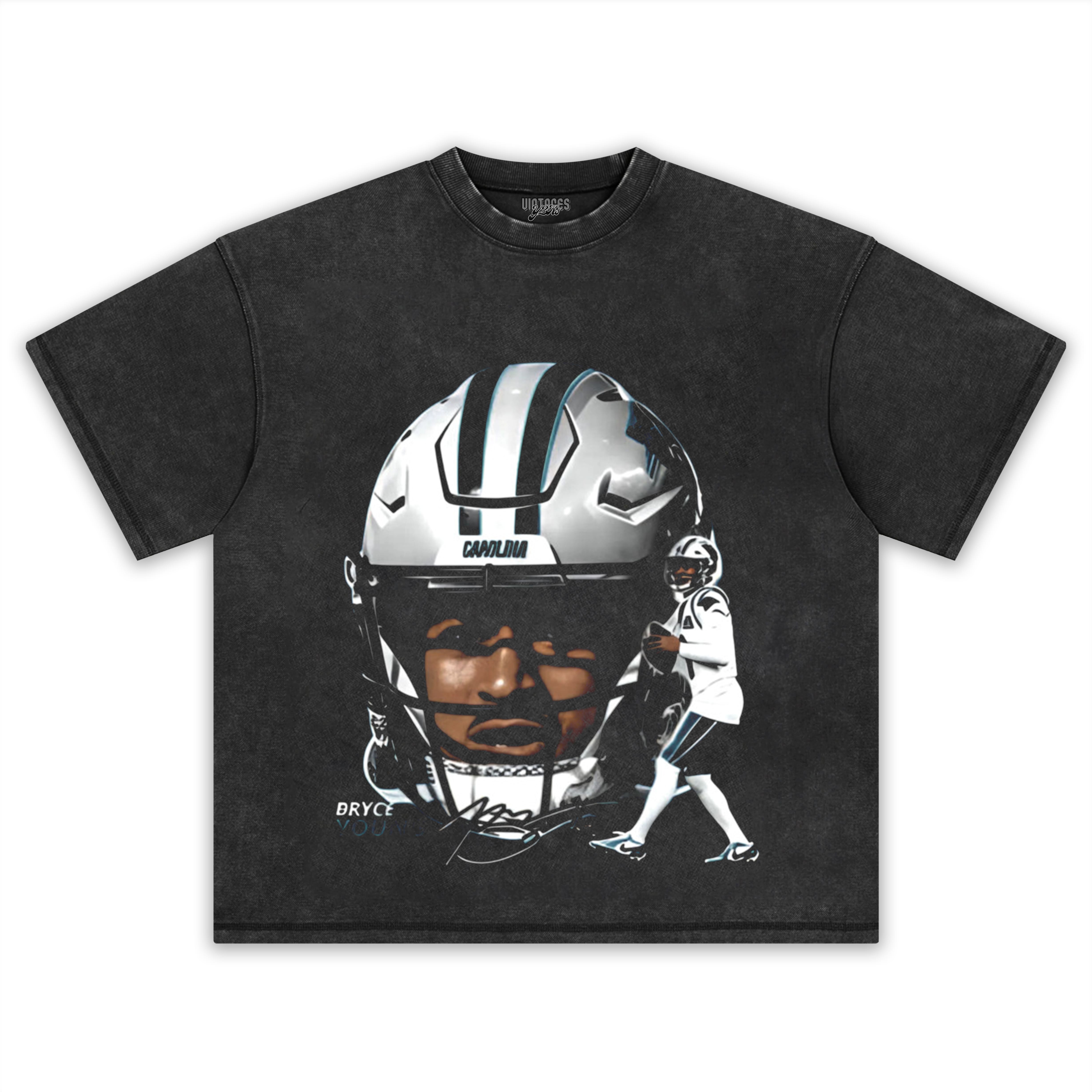 BRYCE YOUNG CAROLINA HELMET TEE & LS & HOODIE