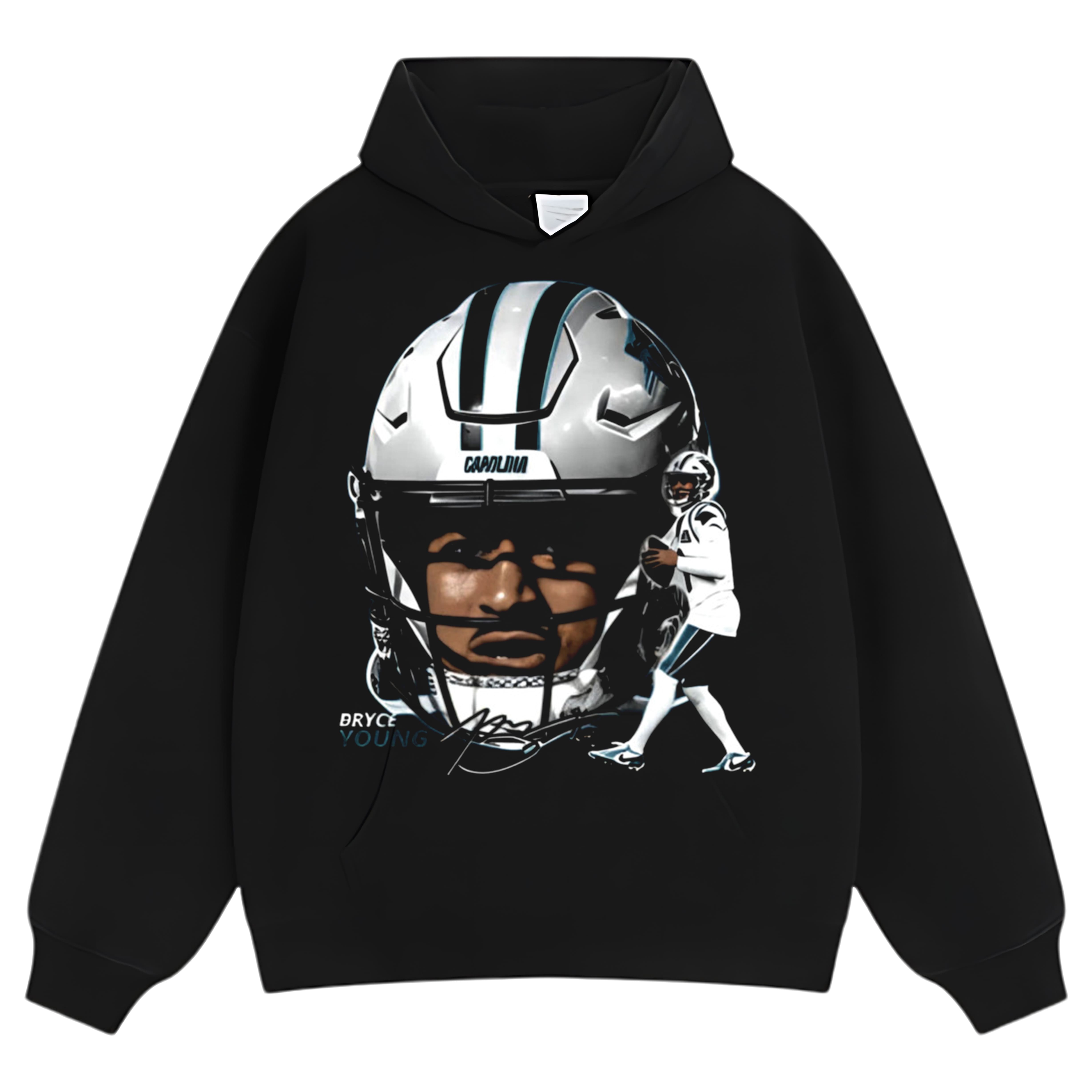 BRYCE YOUNG CAROLINA HELMET TEE & LS & HOODIE