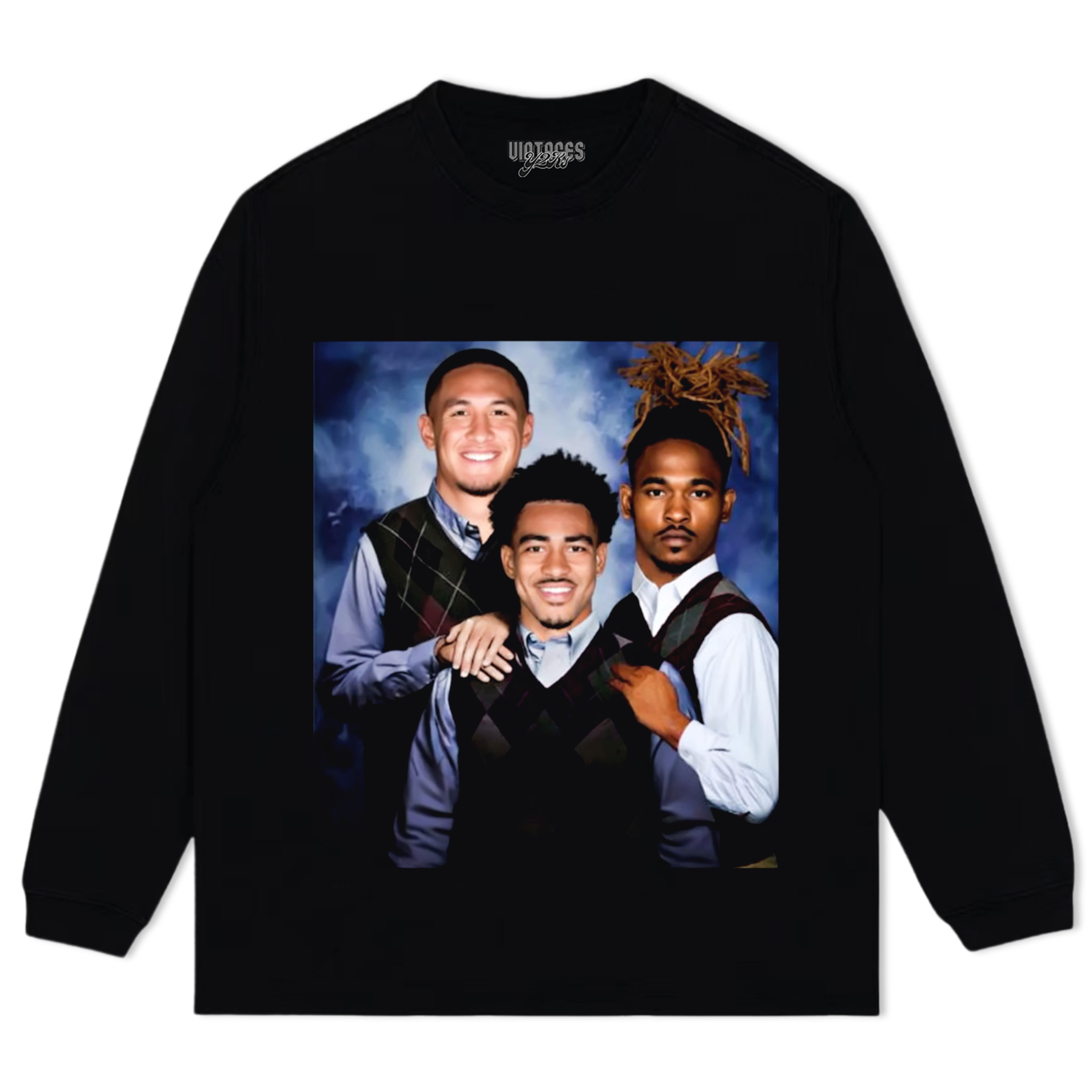 BRYCE YOUNG RICO DOWDLE TETAIROA MCMILLAN STEP BROTHERS CAROLINA FOOTBALL TEE & LS & HOODIE
