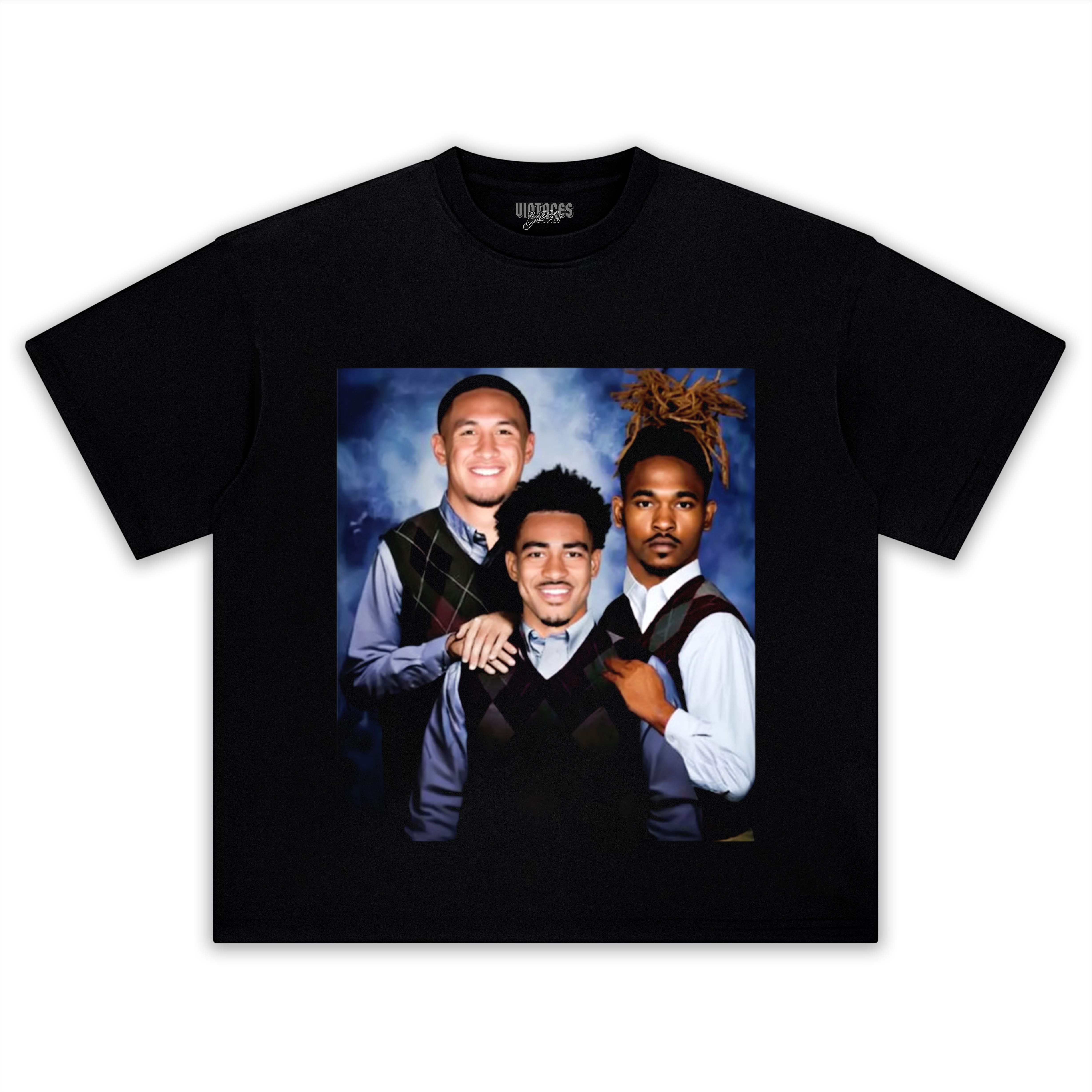 BRYCE YOUNG RICO DOWDLE TETAIROA MCMILLAN STEP BROTHERS CAROLINA FOOTBALL TEE & LS & HOODIE