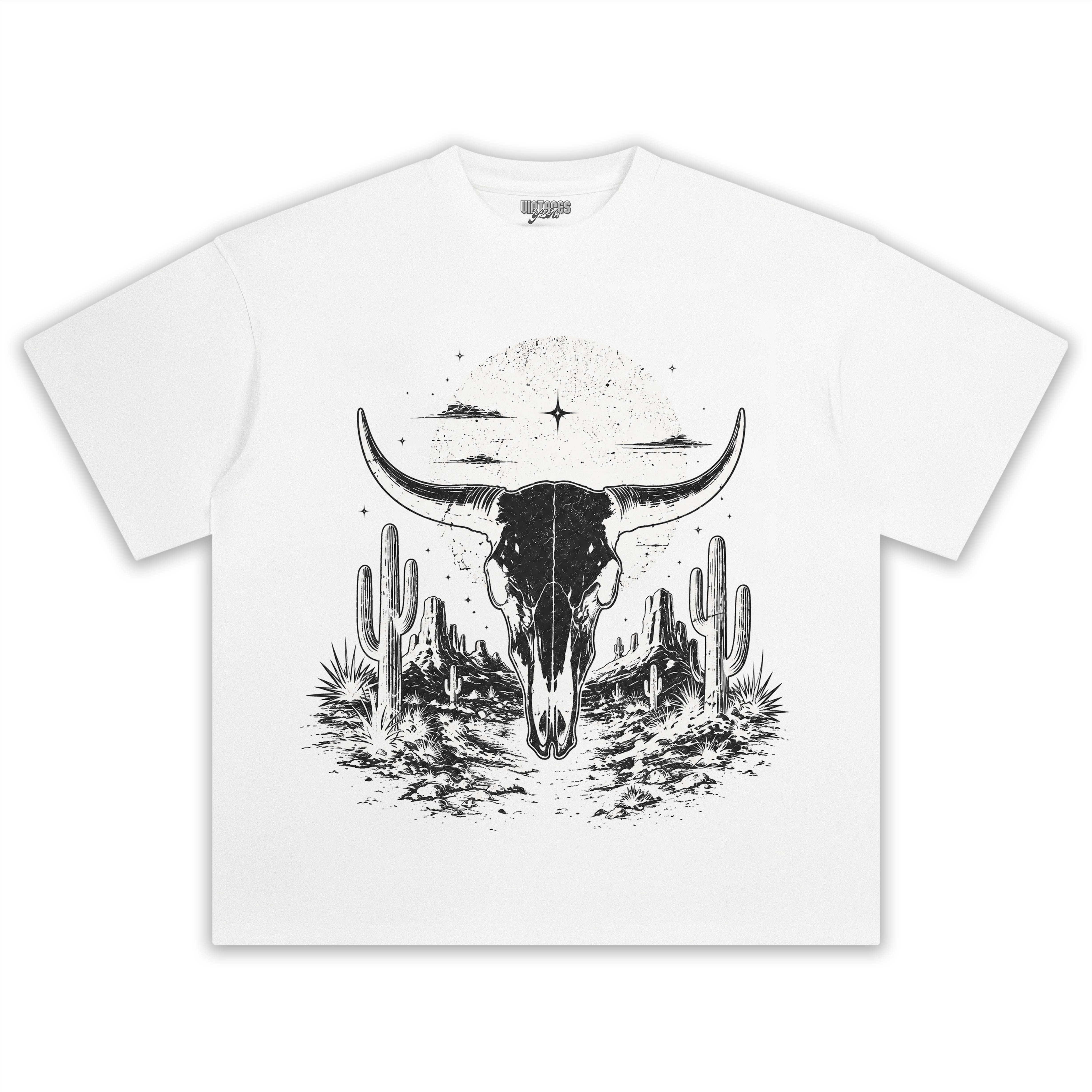 BULL SKULL WESTERN TANK TOP & TEE & LONG SLEEVE & LAYERED LS & HOODIE