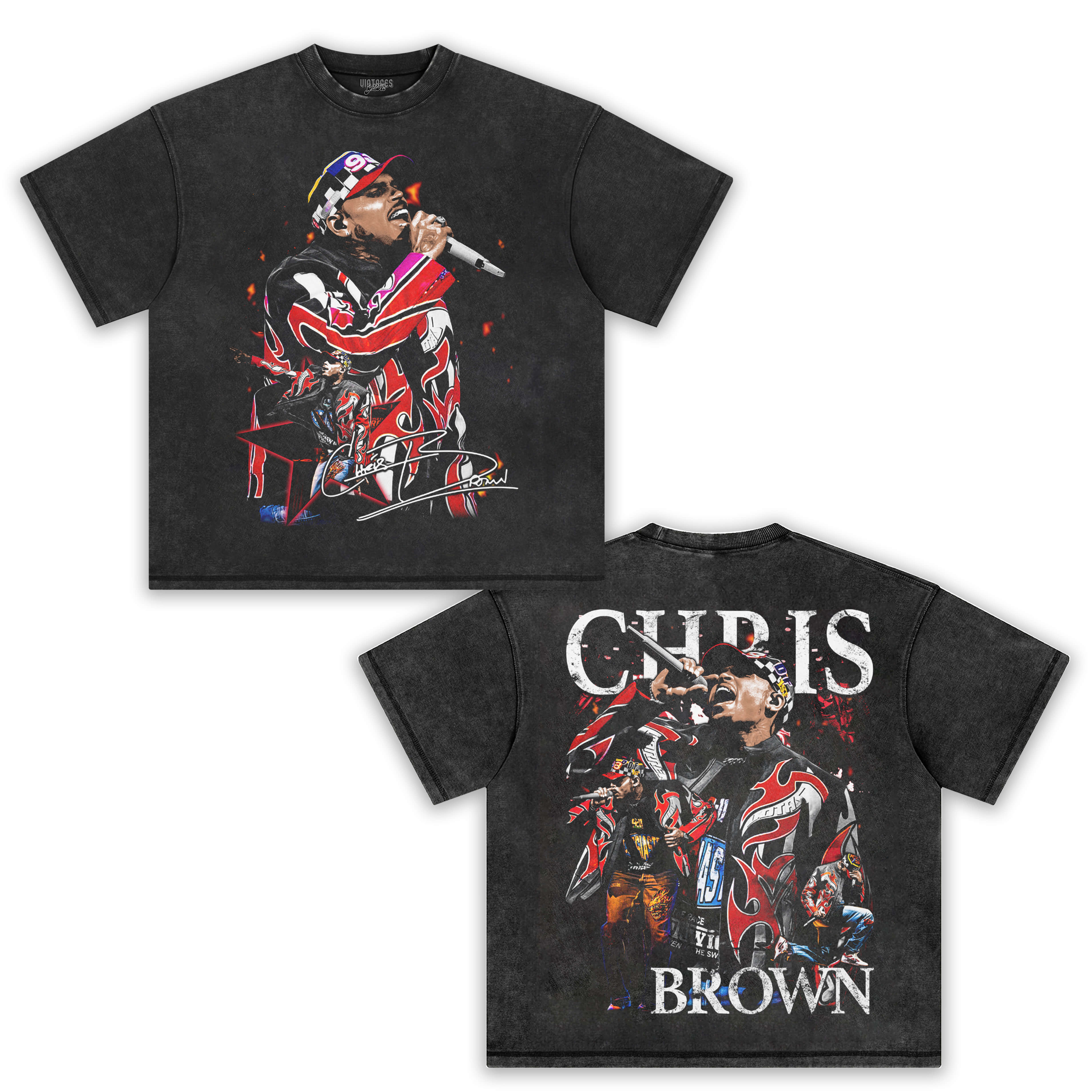 CHRIS BROWN & BREEZY BOWL TEE V1