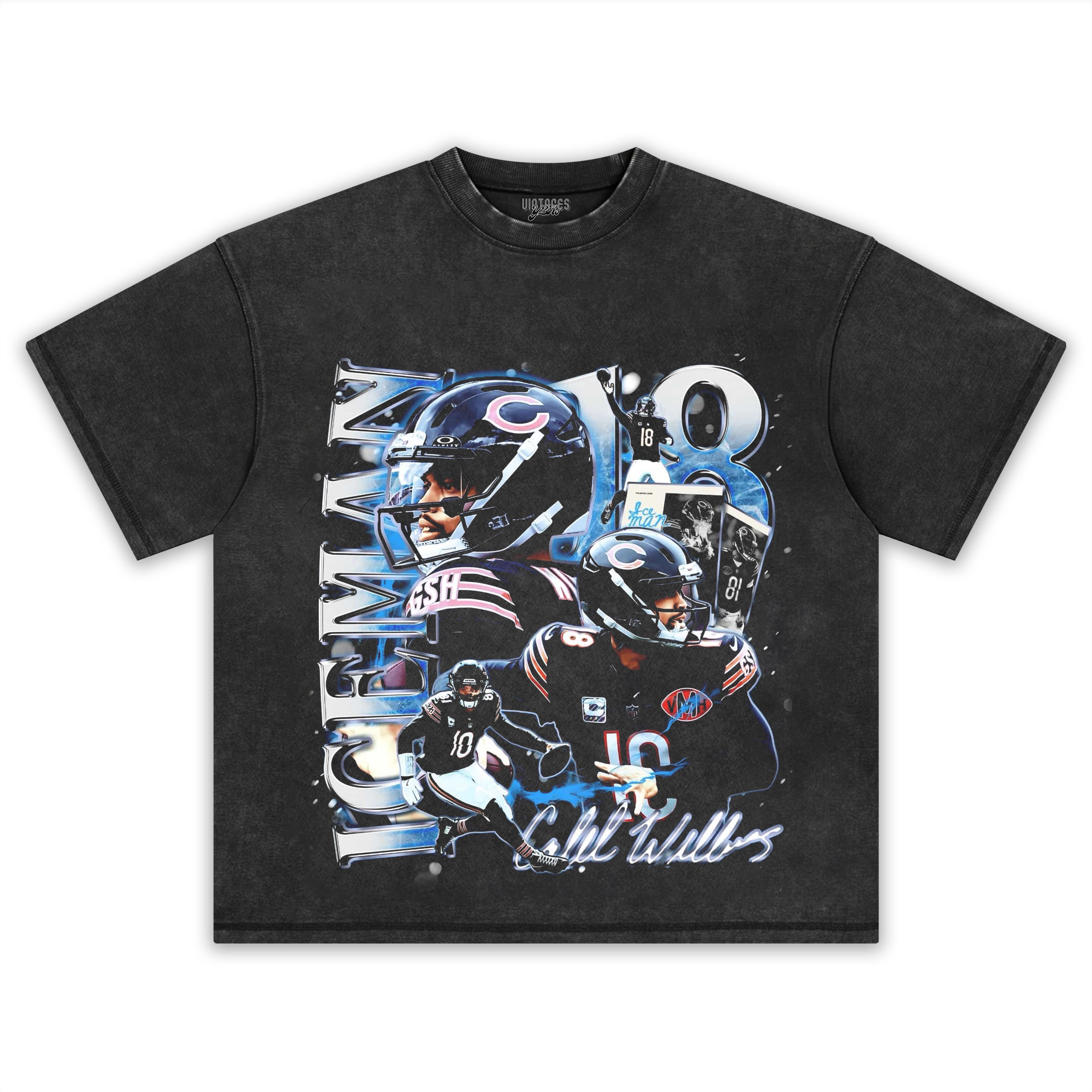 CALEB WILLIAMS WINTER ICEMAN CHICAGO 2025 VINTAGE GRAPHIC TEE & LS & HOODIE