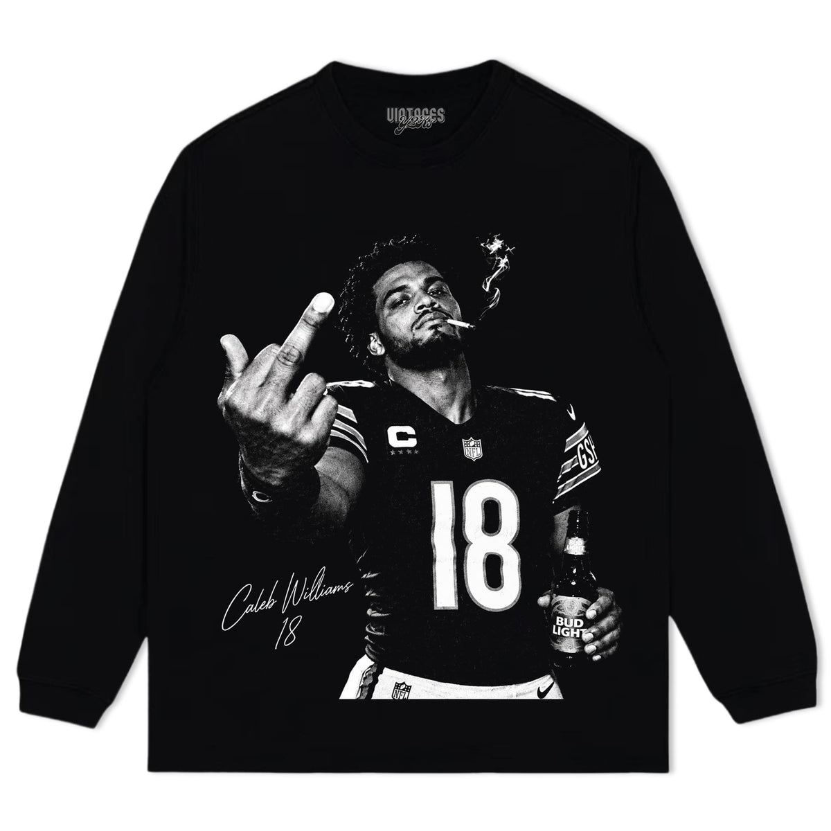 CALEB WILLIAMS - MIDDLE FINGER V2 TANK TOP & TEE & LONG SLEEVE & LAYERED LS & HOODIE