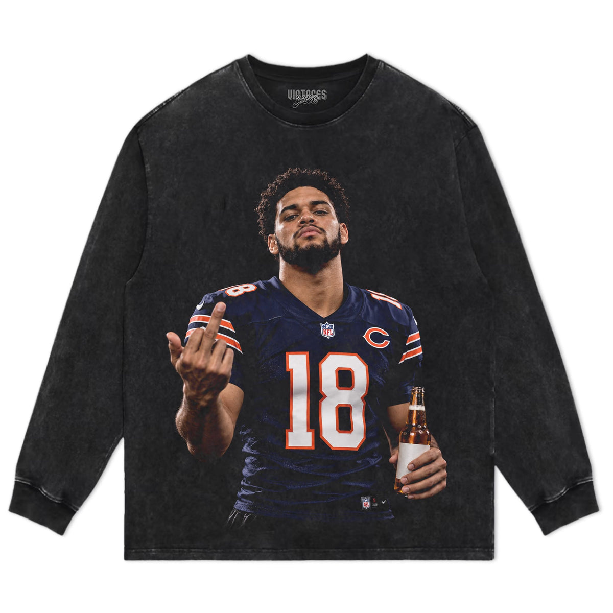 CALEB WILLIAMS - MIDDLE FINGER V4 TANK TOP & TEE & LONG SLEEVE & LAYERED LS & HOODIE
