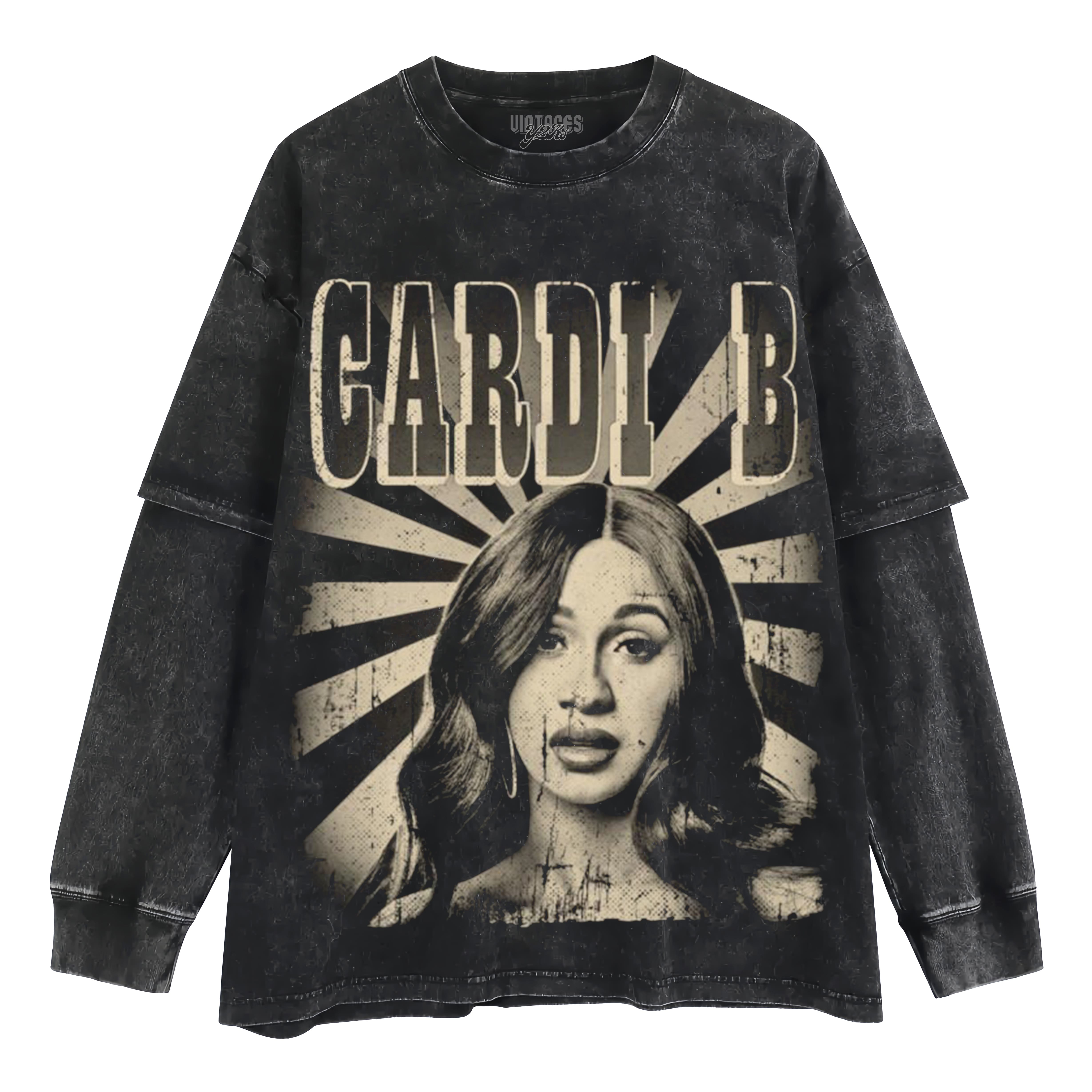 CARDI B LAYERED LONG SLEEVE