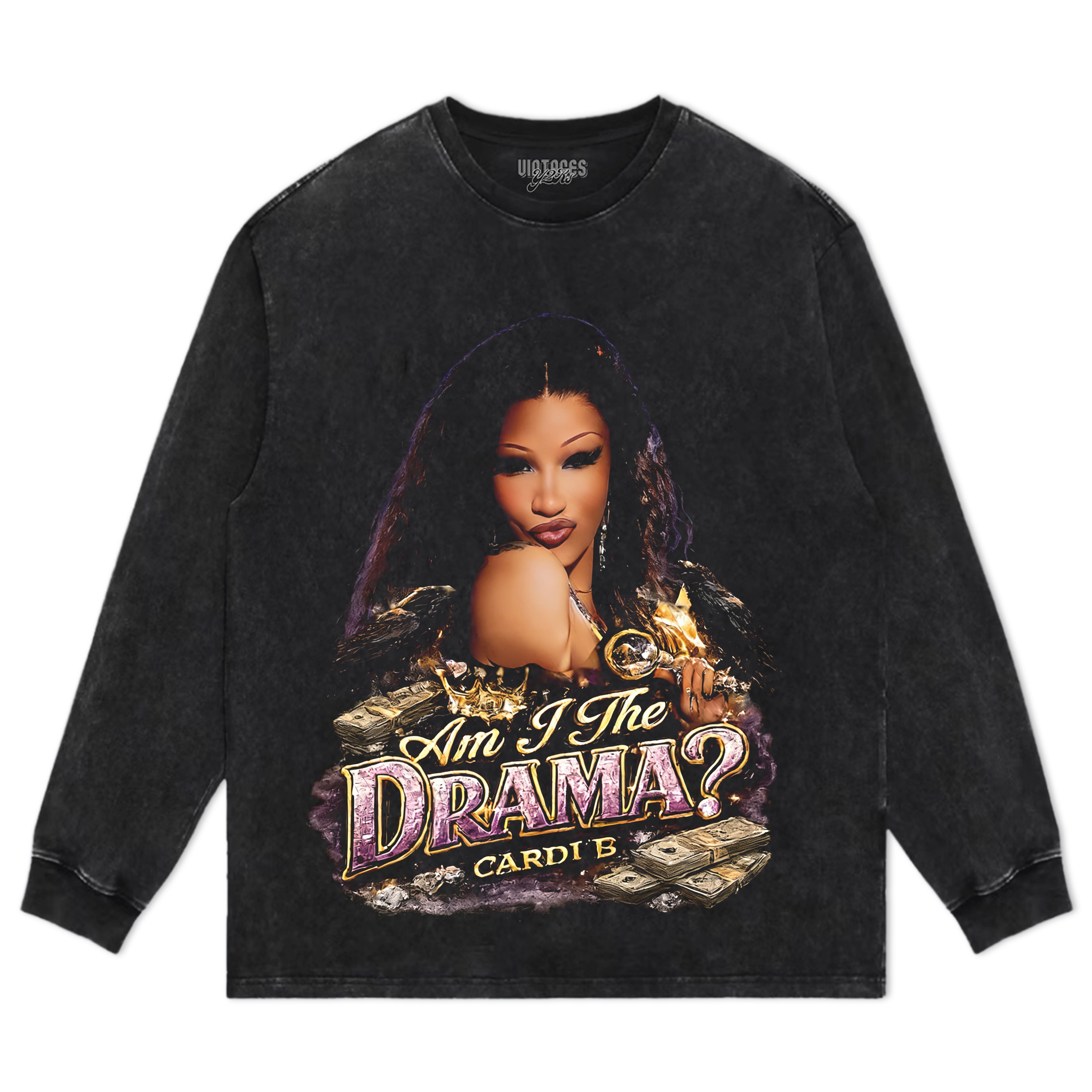CARDI B PNG, AM I THE DRAMA FILE, CARDI TOUR TEE & LS & HOODIE