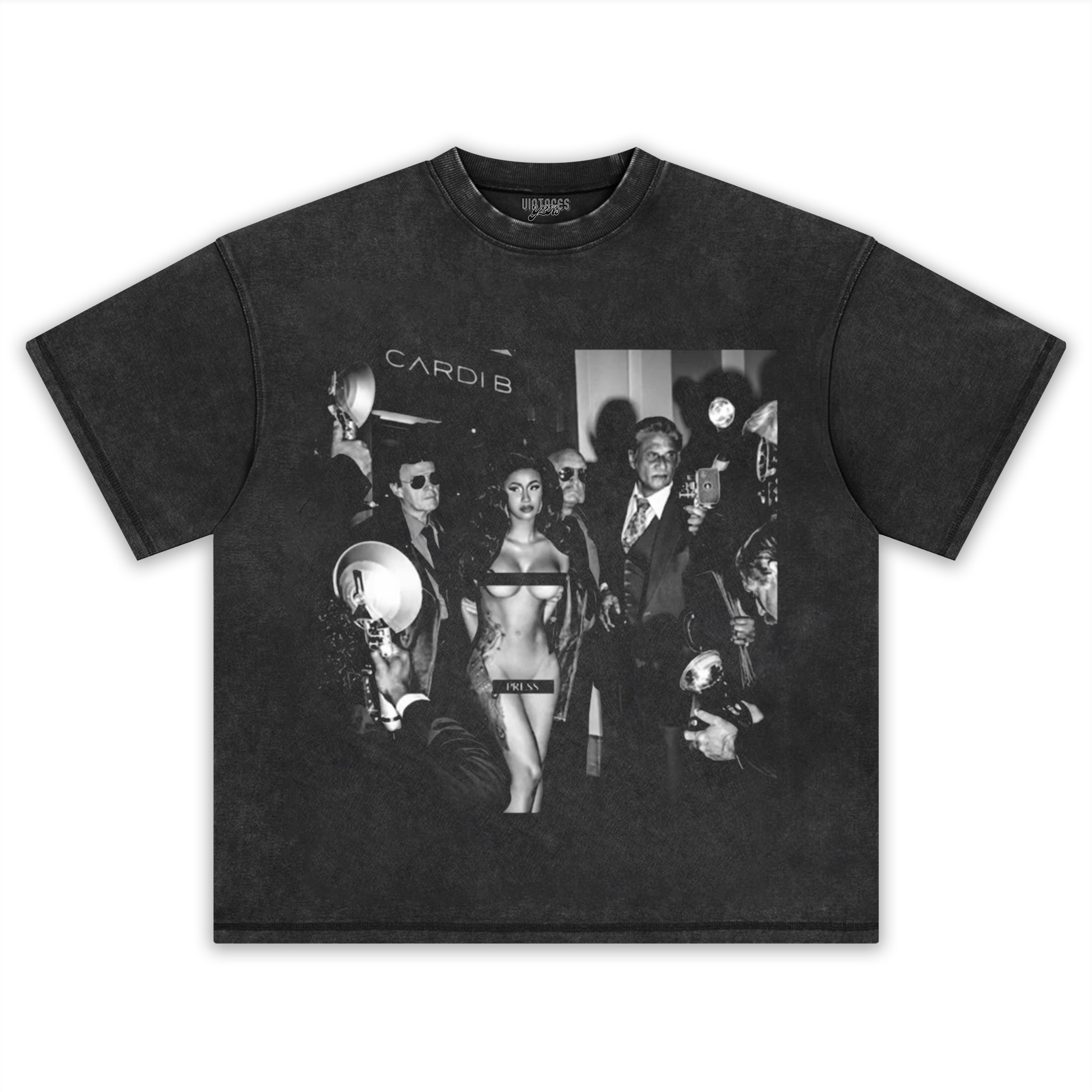 CARDI B PRESS TEE & LS & HOODIE