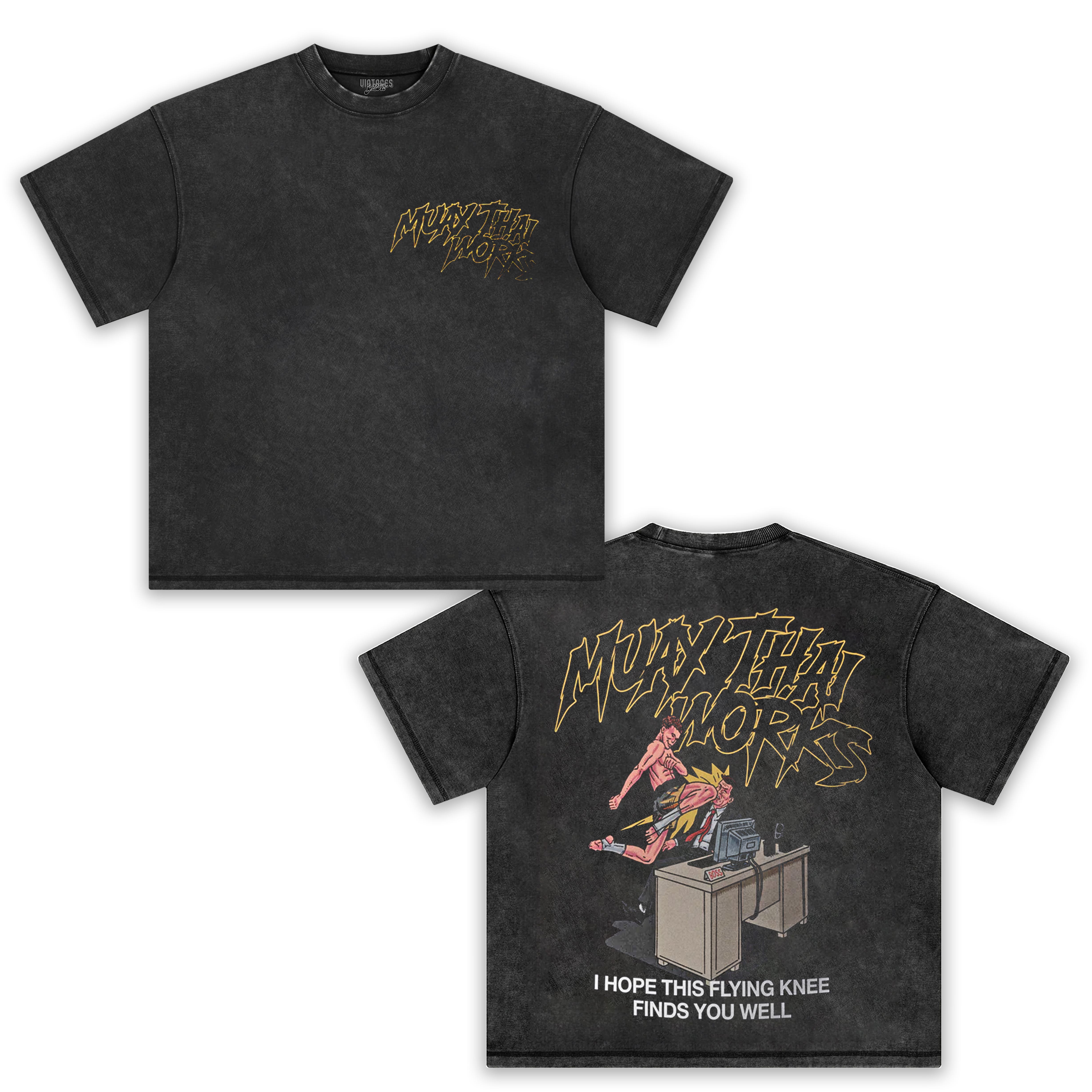 CARLOS PRATES - MUAY THAI WORKS TANK TOP & TEE