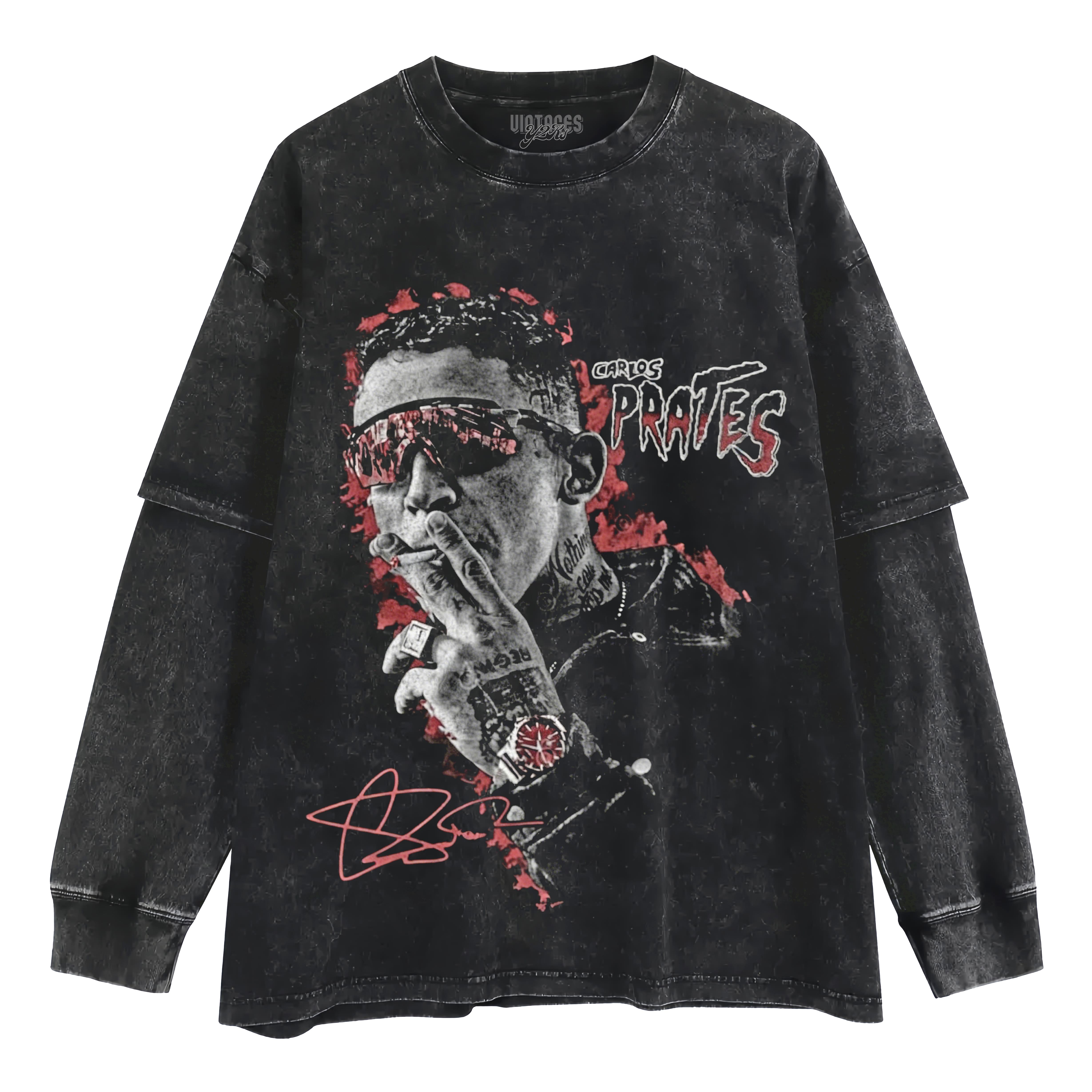 CARLOS PRATES - SMOKE V2 TANK TOP & TEE & LONG SLEEVE & LAYERED LS & HOODIE