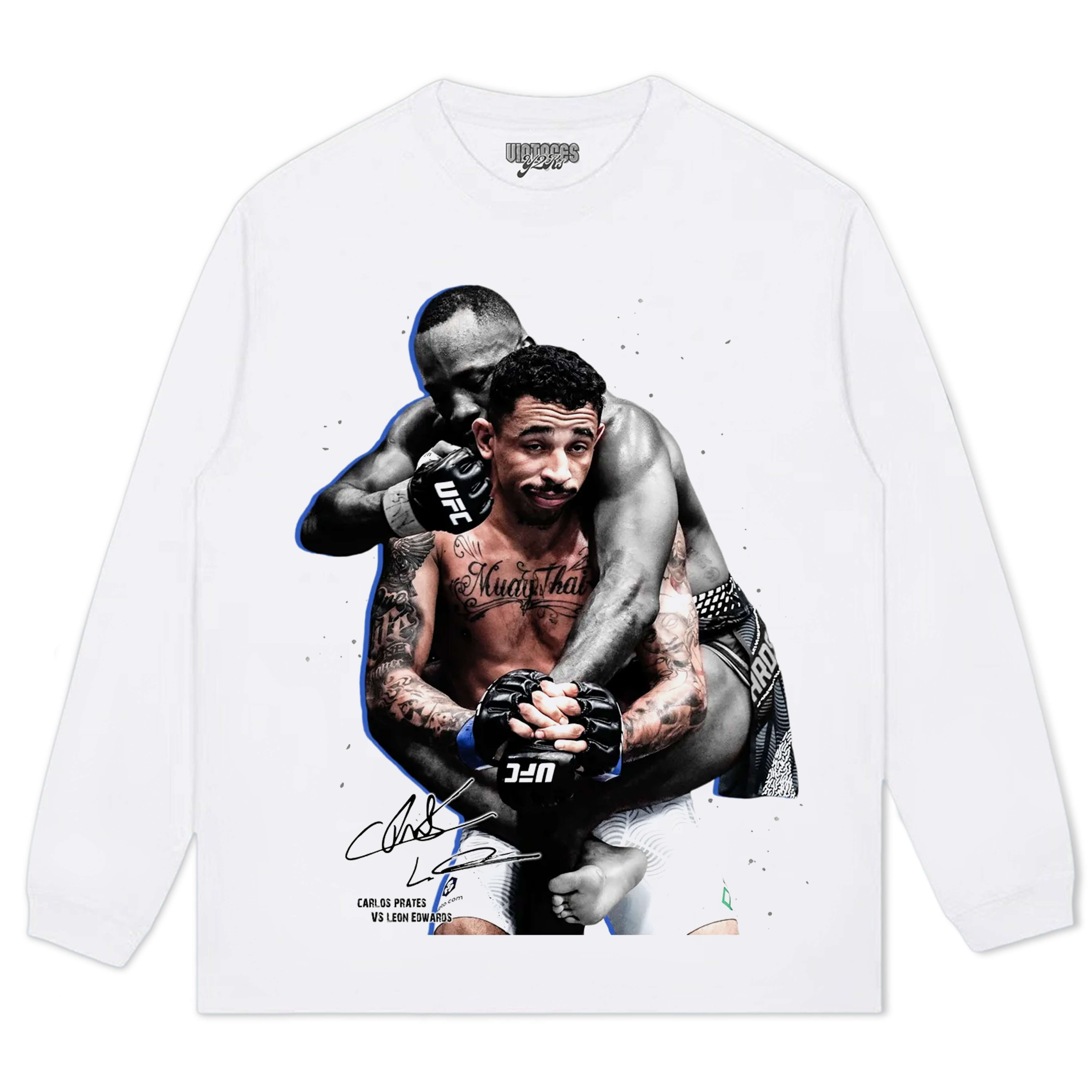 CARLOS PRATES VS LEON EDWARDS V12 TEE & LS & HOODIE