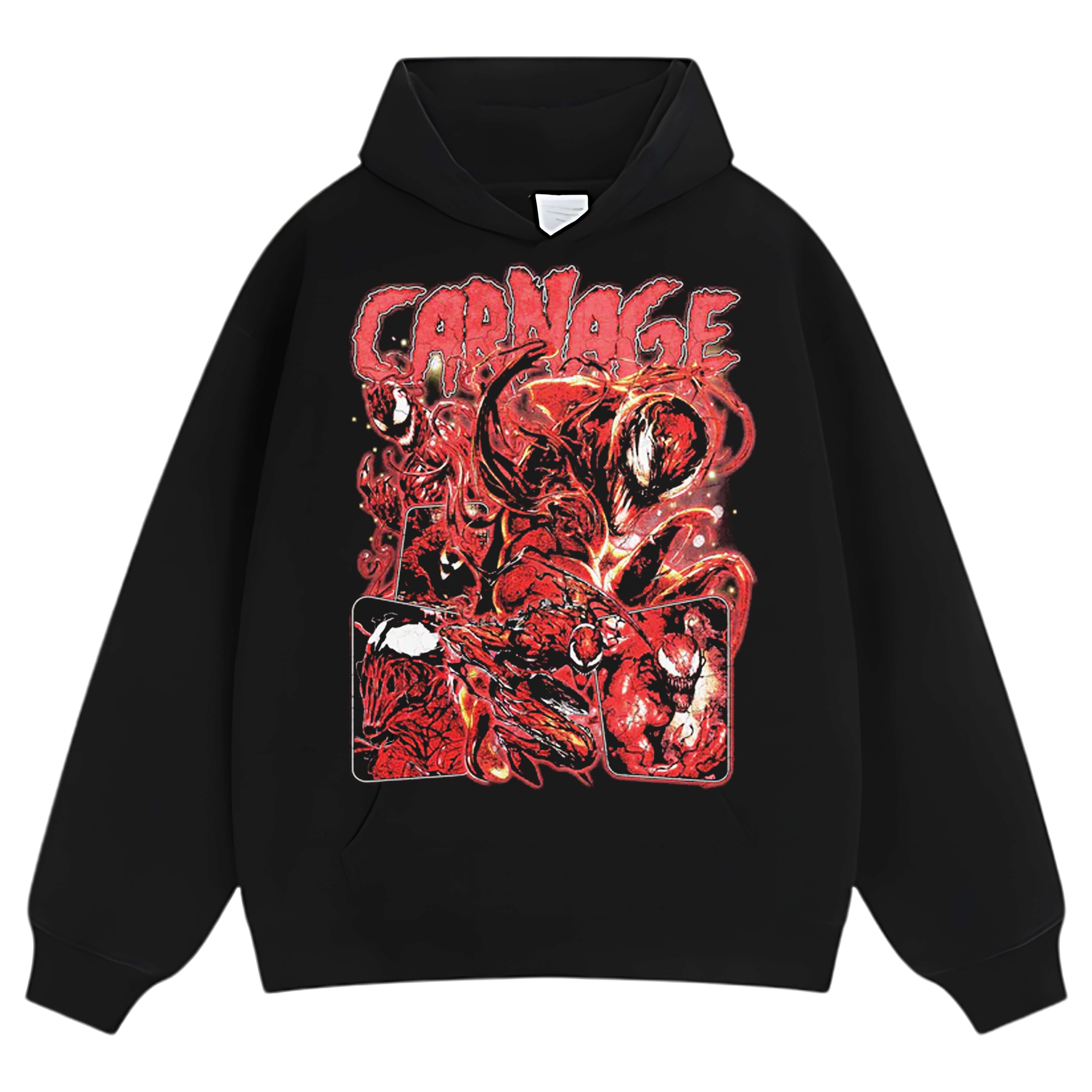 CARNAGE SUPERVILLAIN TEE & LS & HOODIE