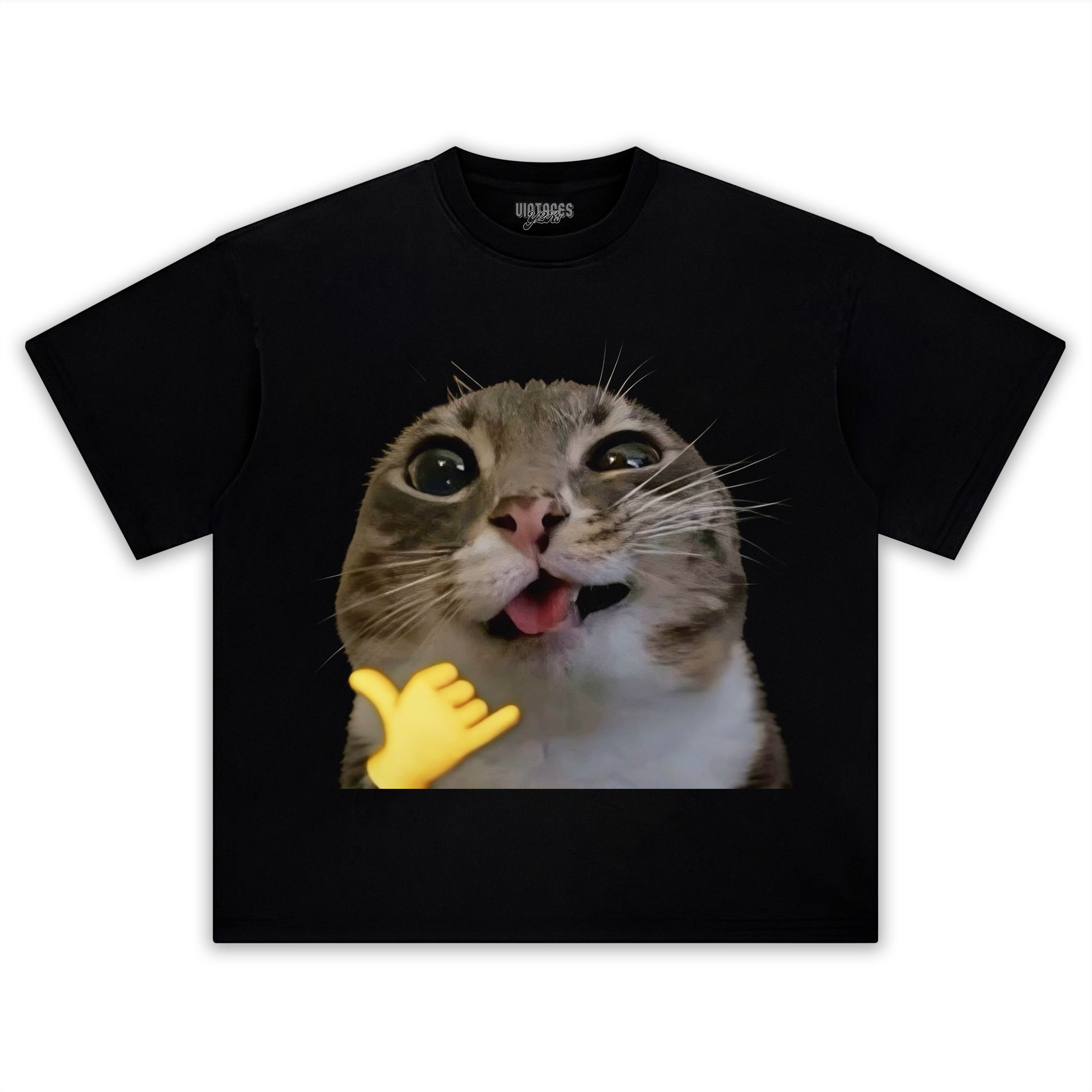 CAT MEMES FUNNY V4 TEE & LS & HOODIE