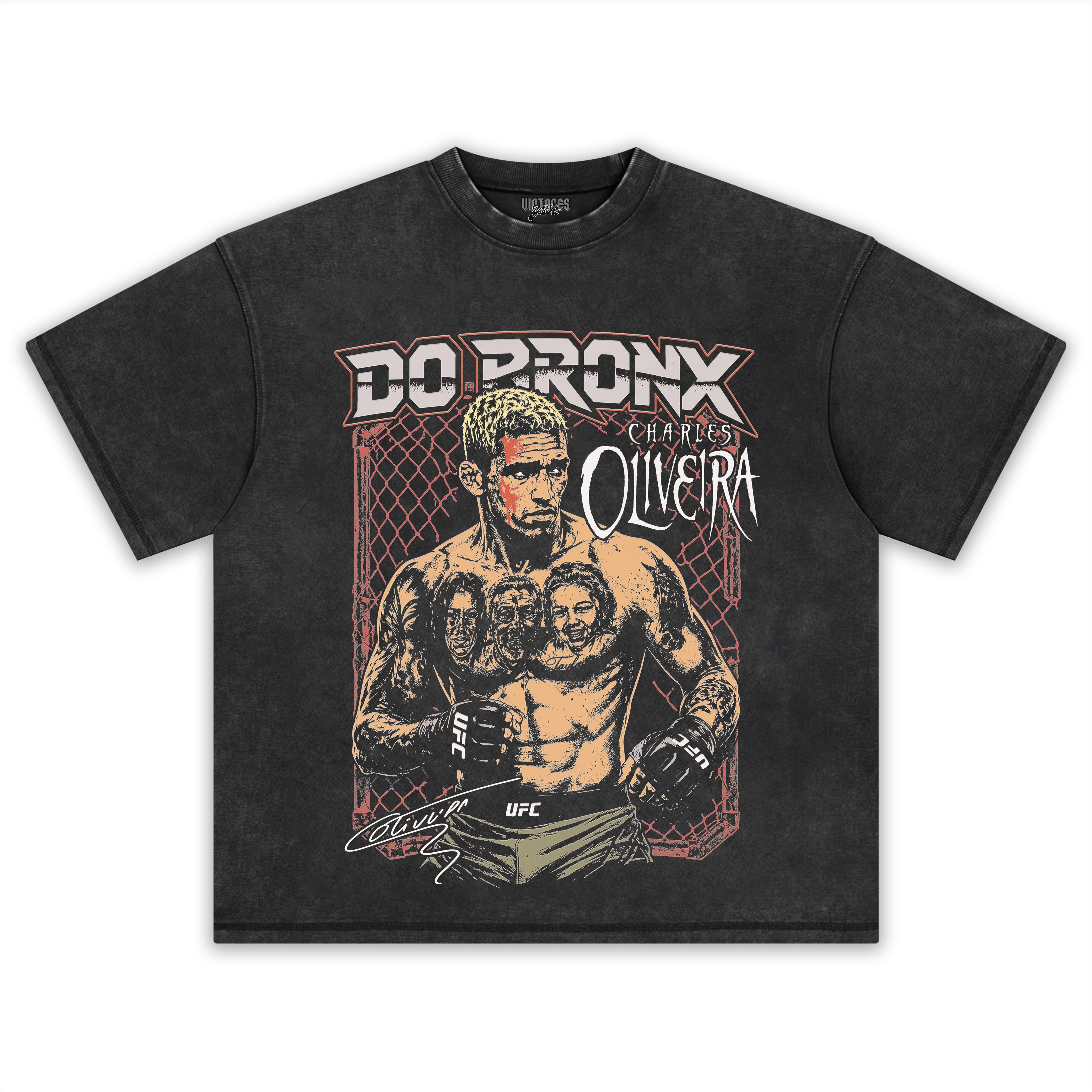 CHARLES OLIVEIRA 2026 VINTAGE TANK TOP & TEE & LONG SLEEVE & LAYERED LS & HOODIE