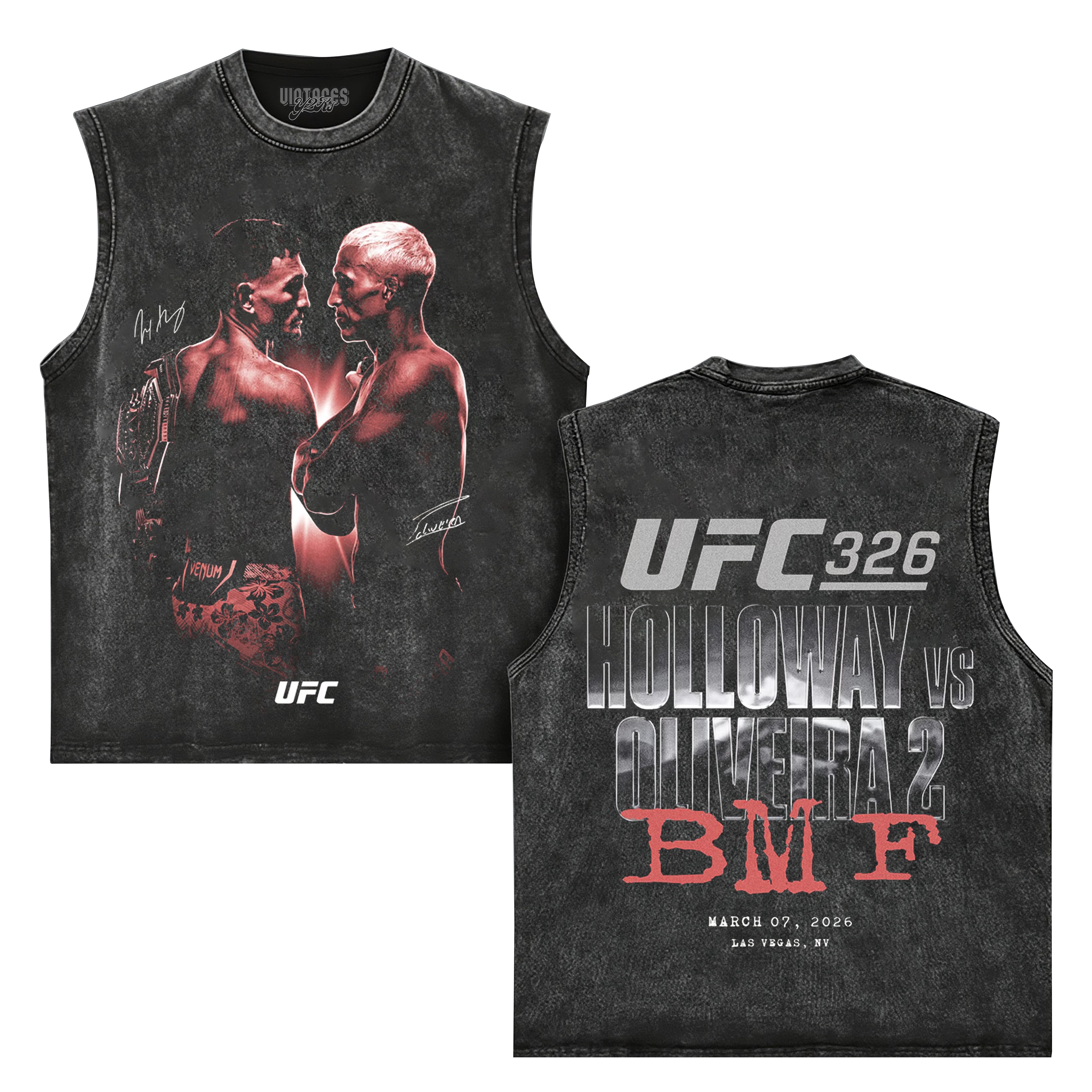 CHARLES OLIVEIRA - UFC 326 MATCHUP BOXY TANK TOP
