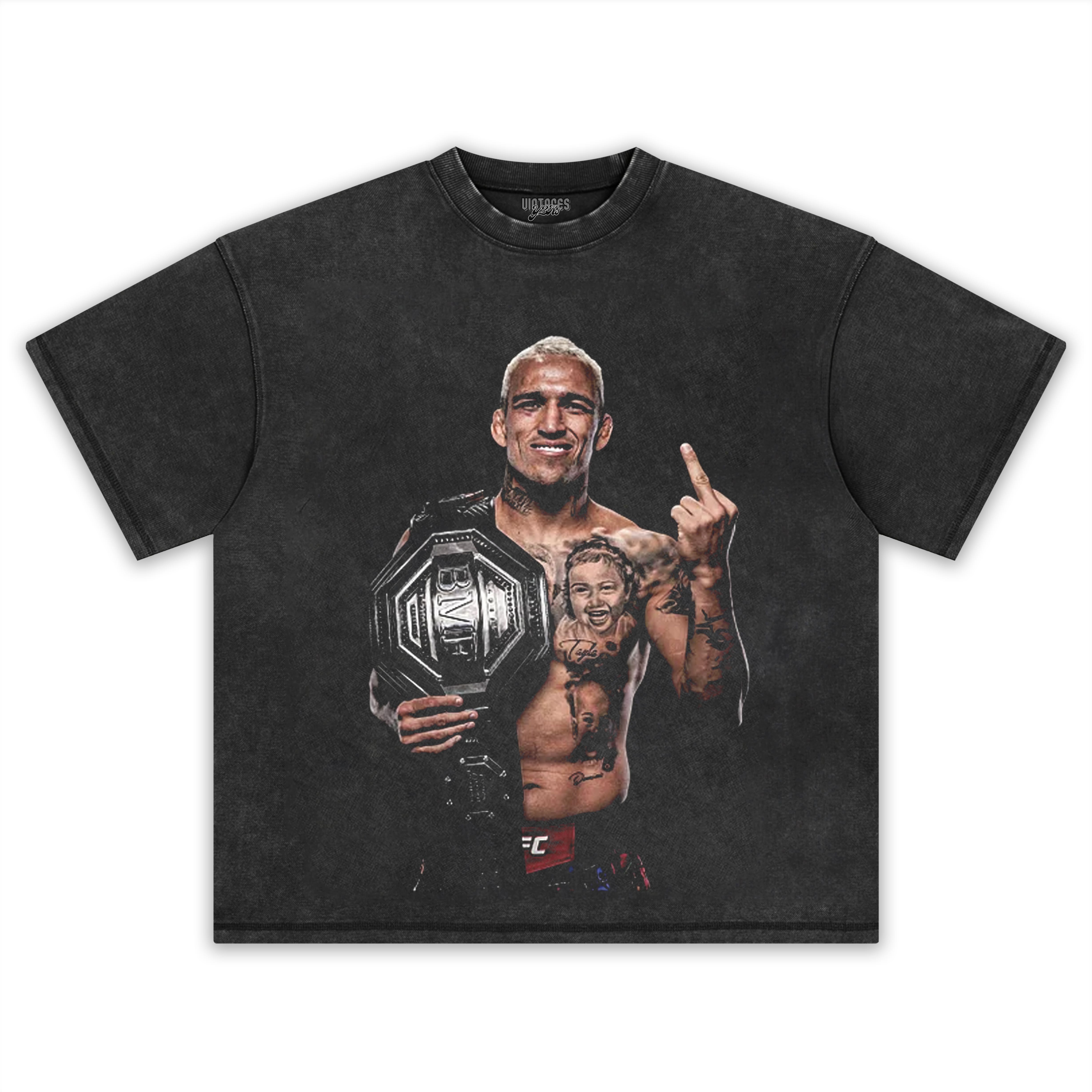 CHARLES OLIVEIRA BMF CHAMPION V5 TEE & LS & HOODIE