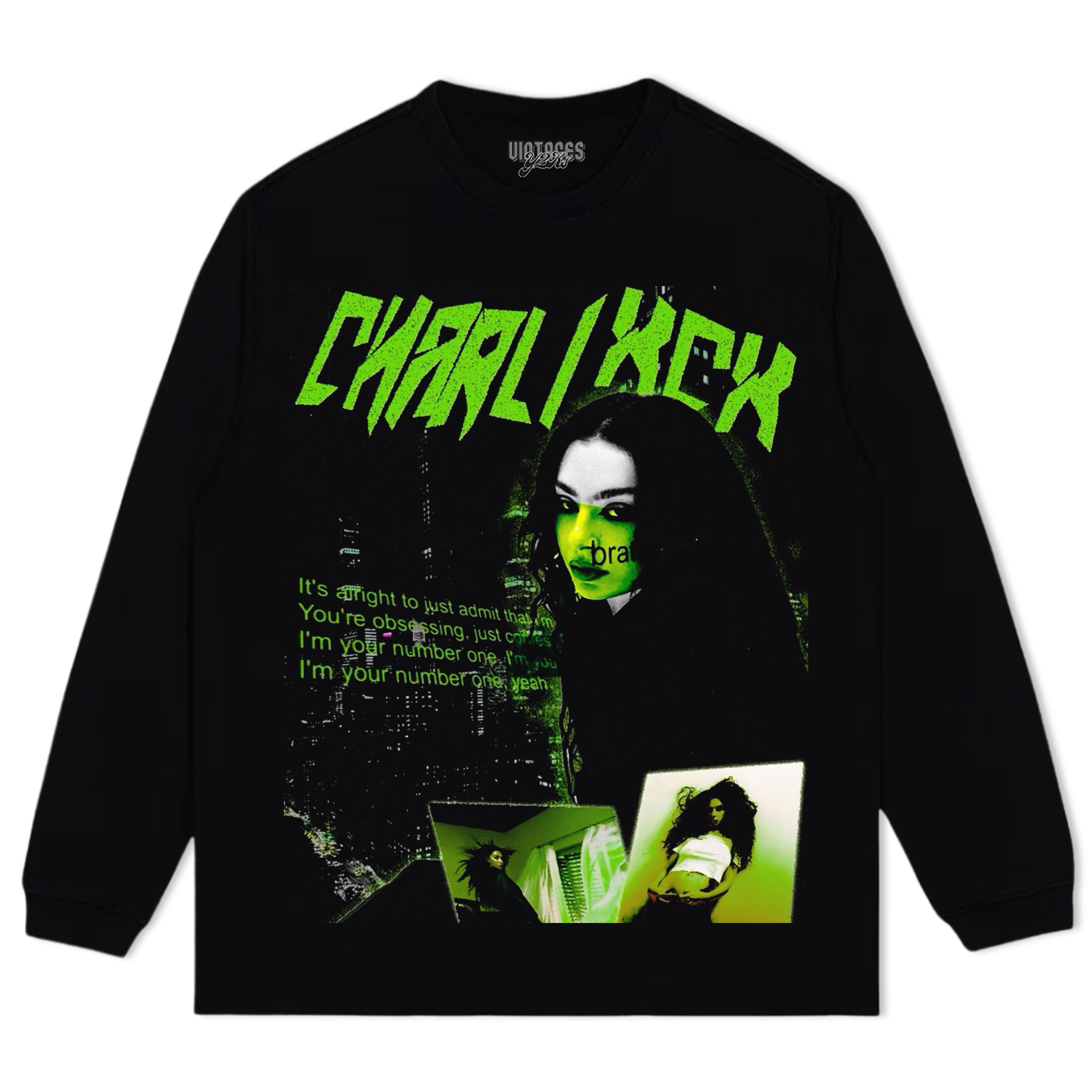CHARLI XCX - BRAT TEE & LS & HOODIE
