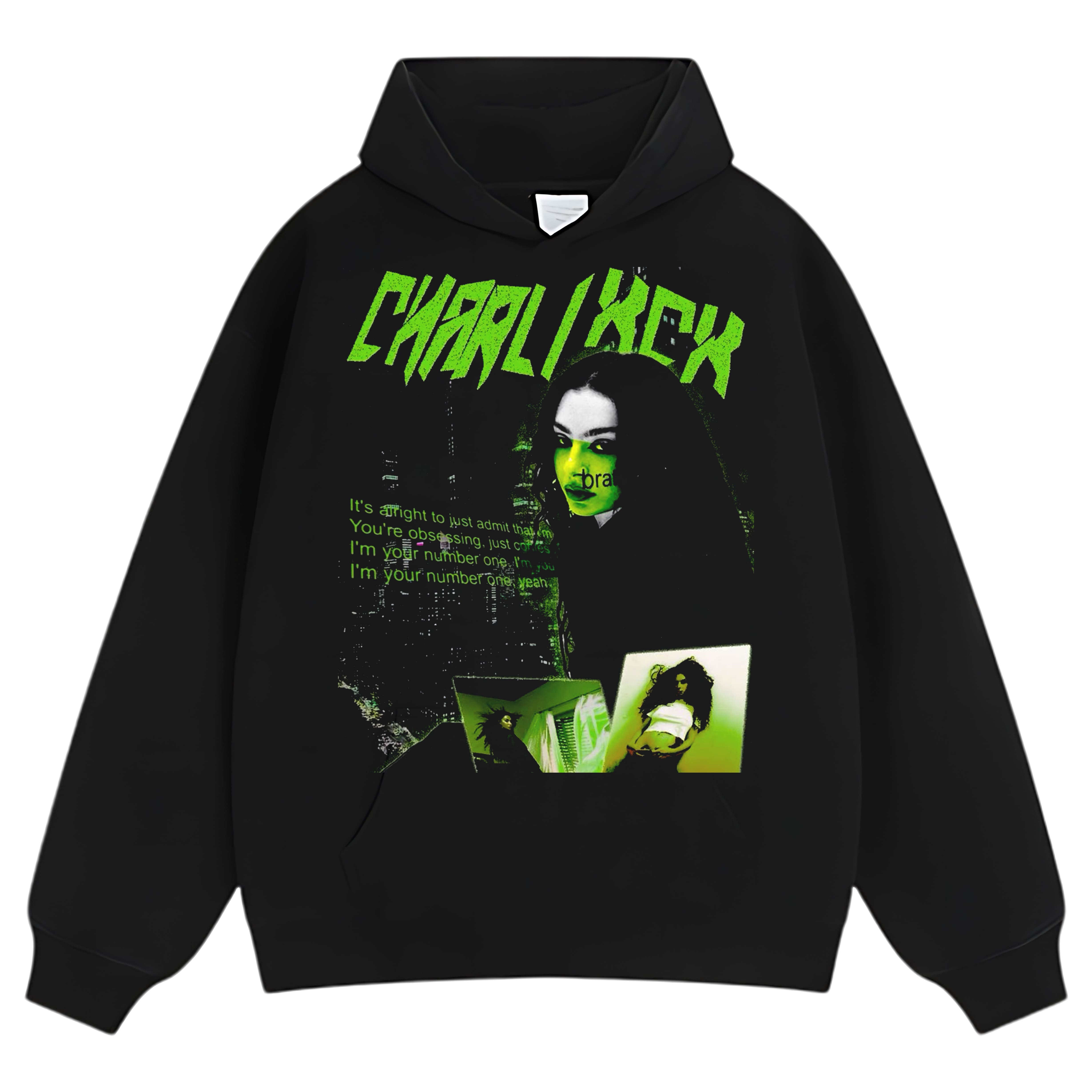 CHARLI XCX - BRAT TEE & LS & HOODIE