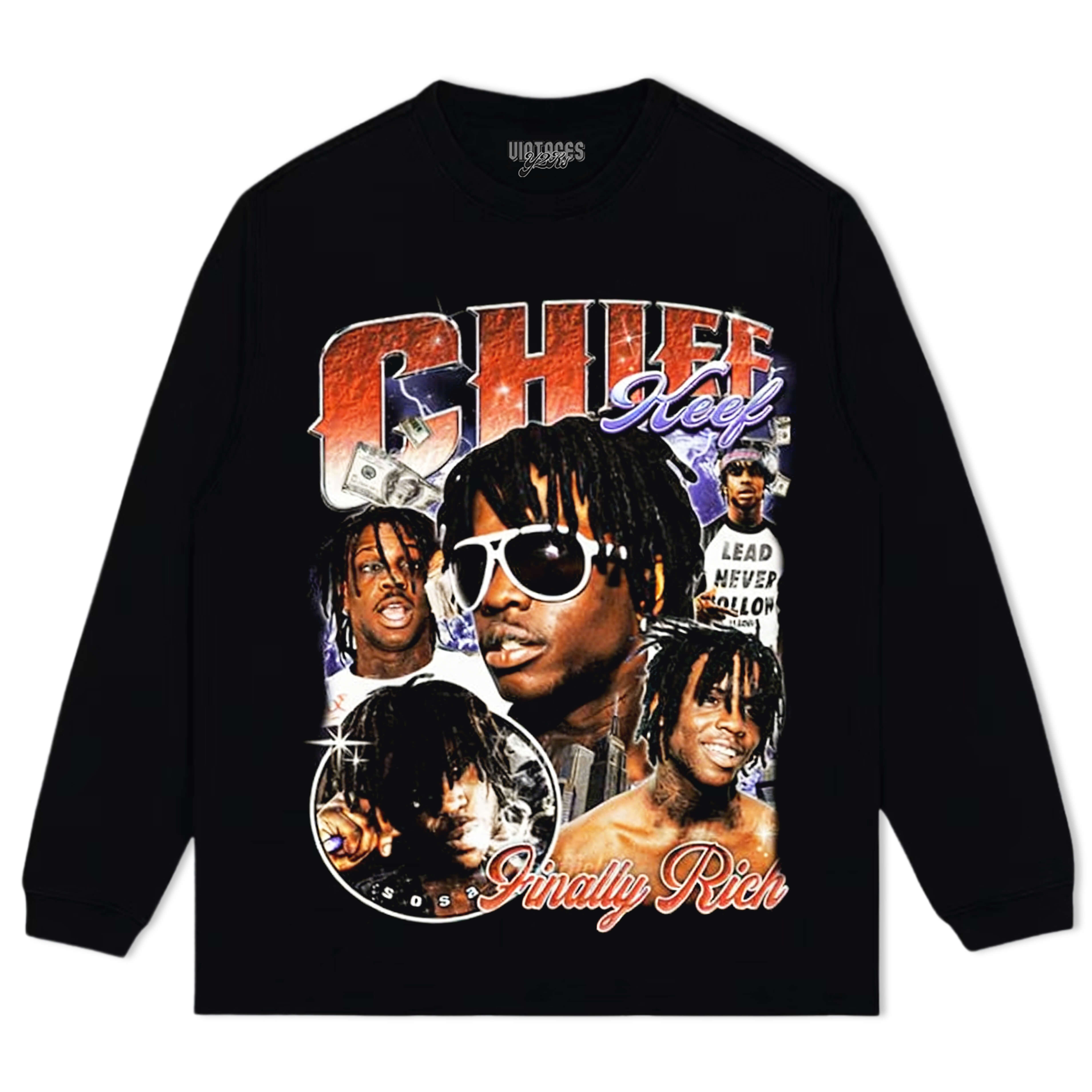 CHIEF KEEF FINALLY RICH TEE & LS & HOODIE