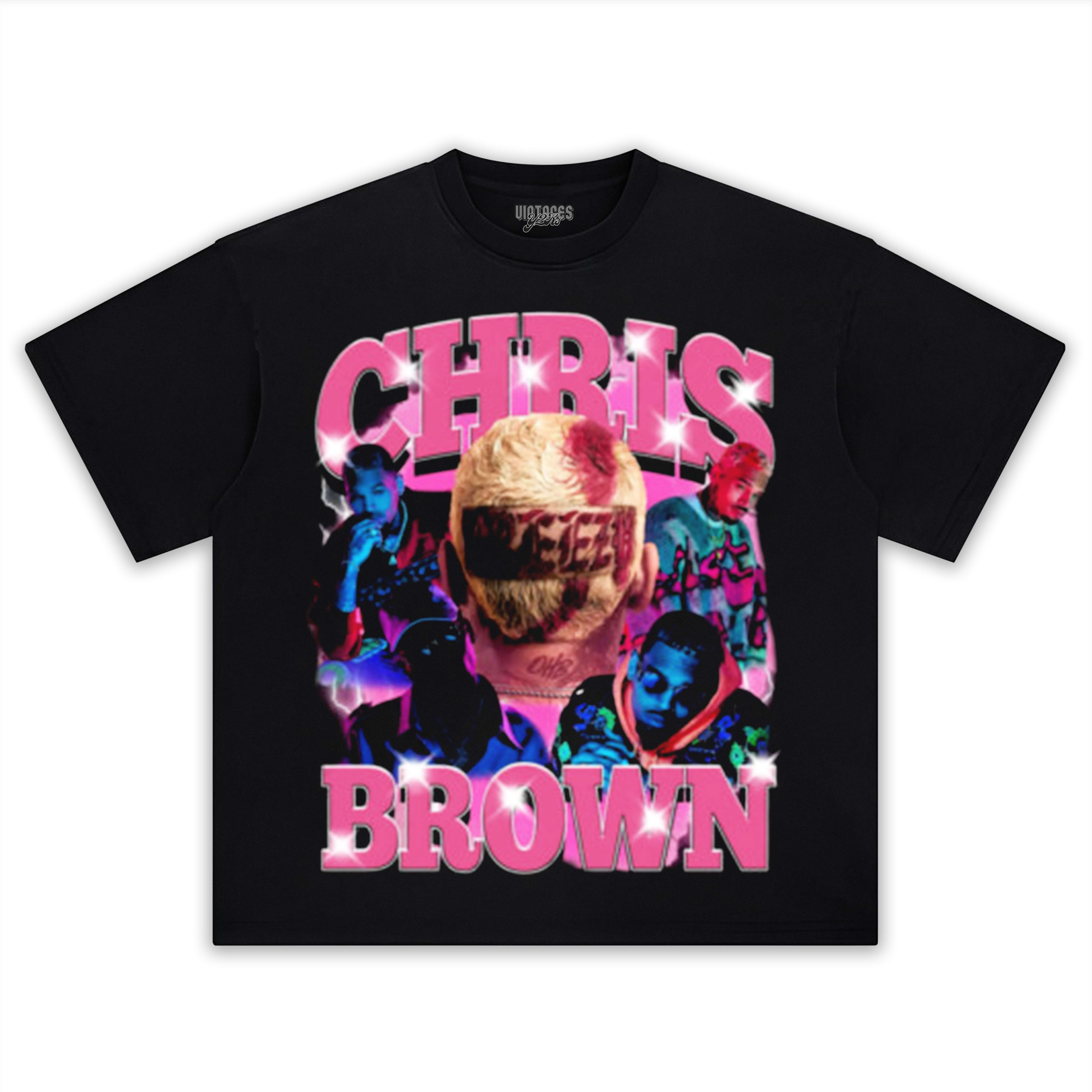 CHRIS BROWN RETRO NEON BREEZY TOUR TEE & LS & HOODIE