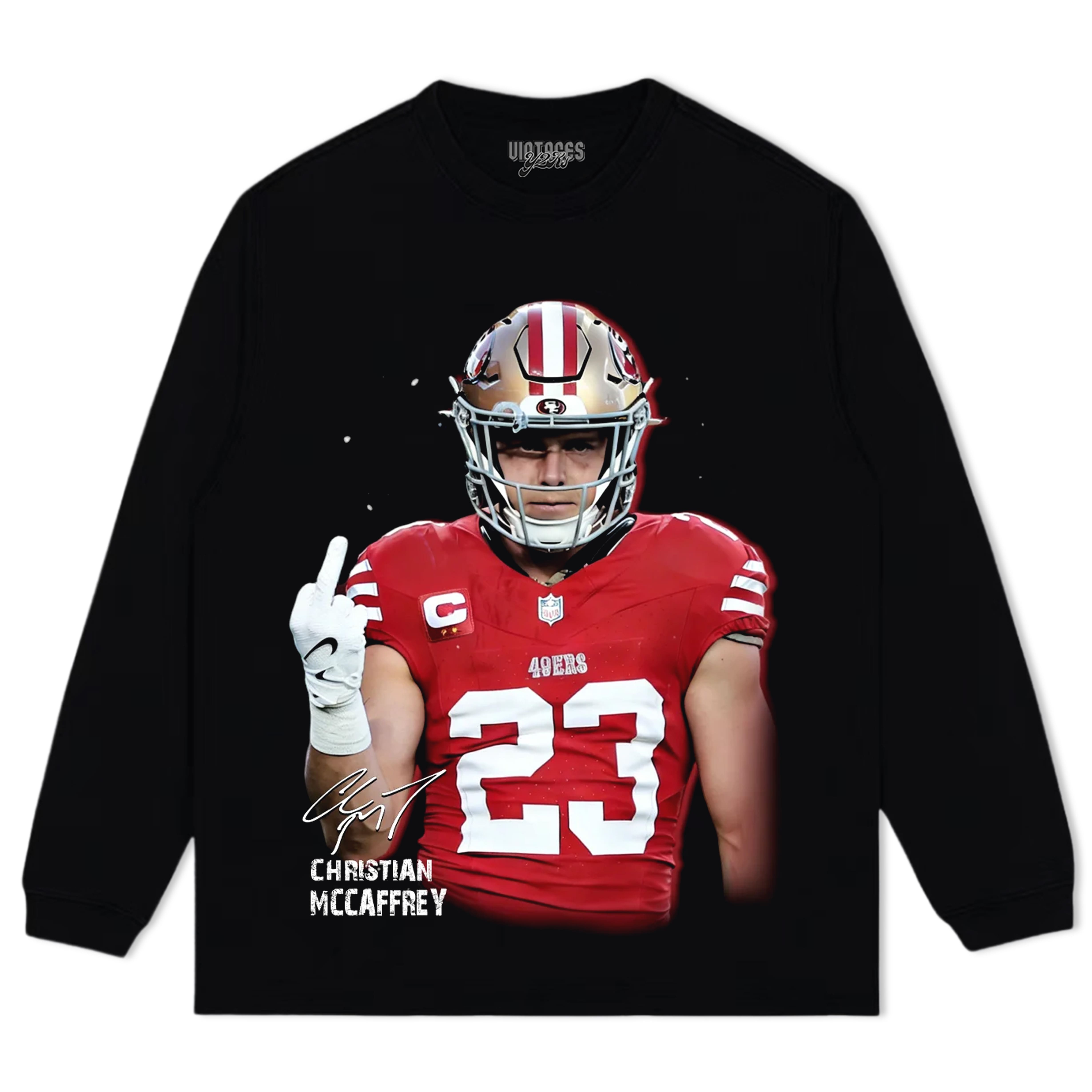 CHRISTIAN MCCAFFREY TEE & LS & HOODIE