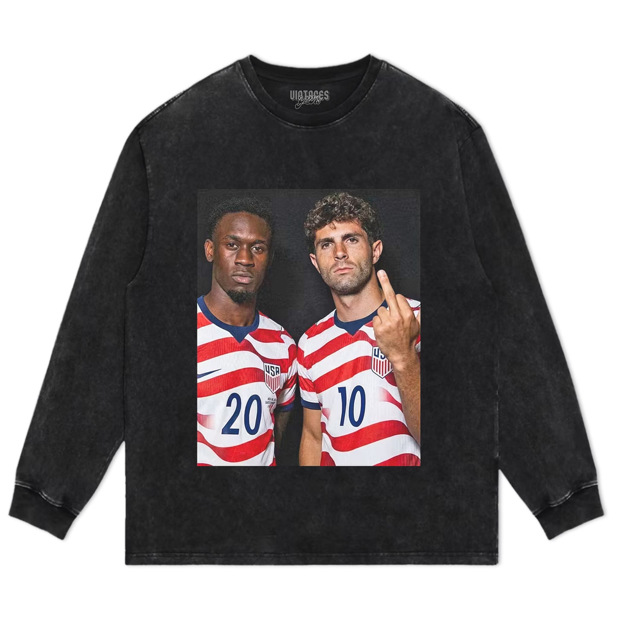 CHRISTIAN PULISIC & FOLARIN BALOGUN TANK TOP & TEE & LONG SLEEVE & LAYERED LS & HOODIE