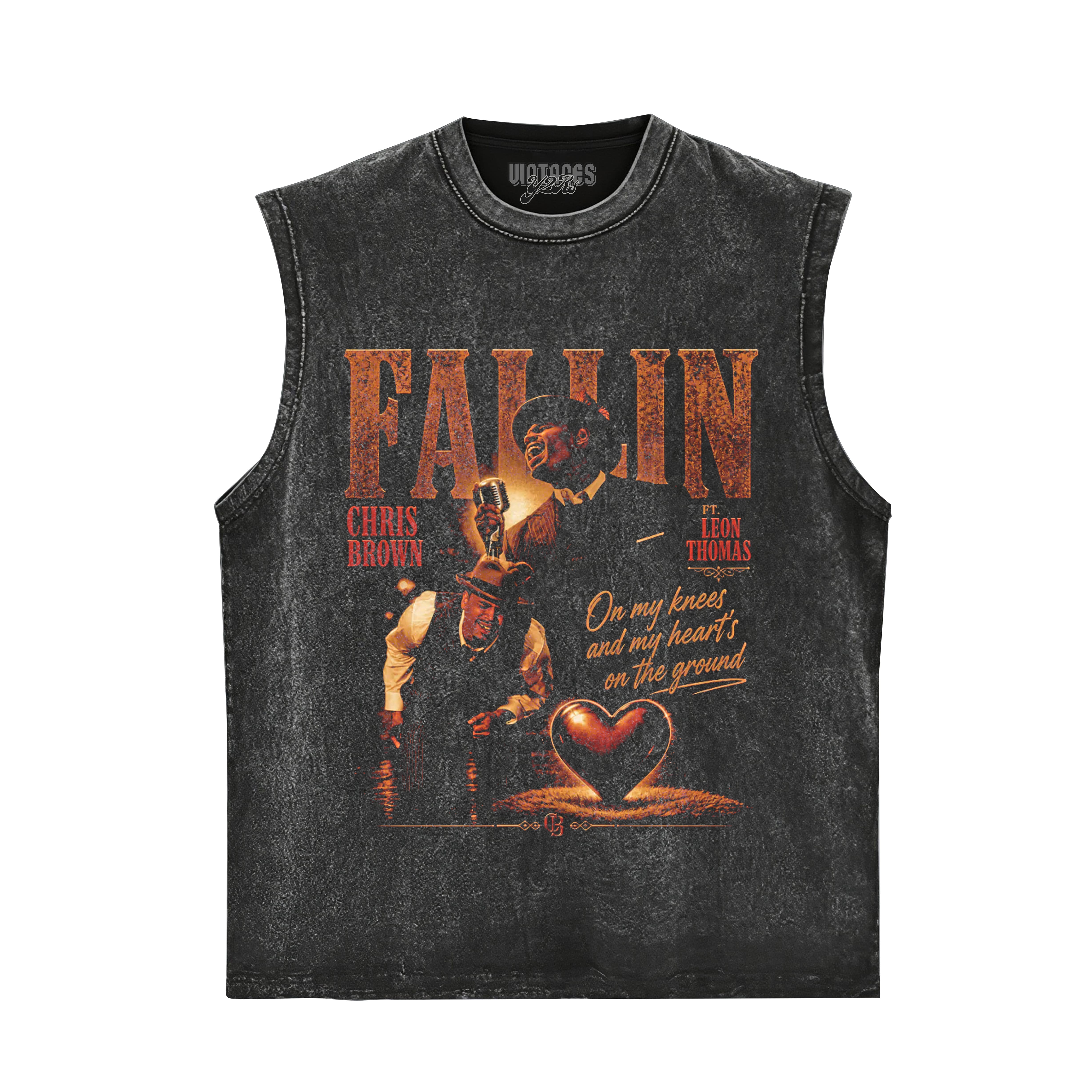 CHRIS BROWN & LEON THOMAS - FALLIN TANK TOP & TEE & LONG SLEEVE & LAYERED LS & HOODIE
