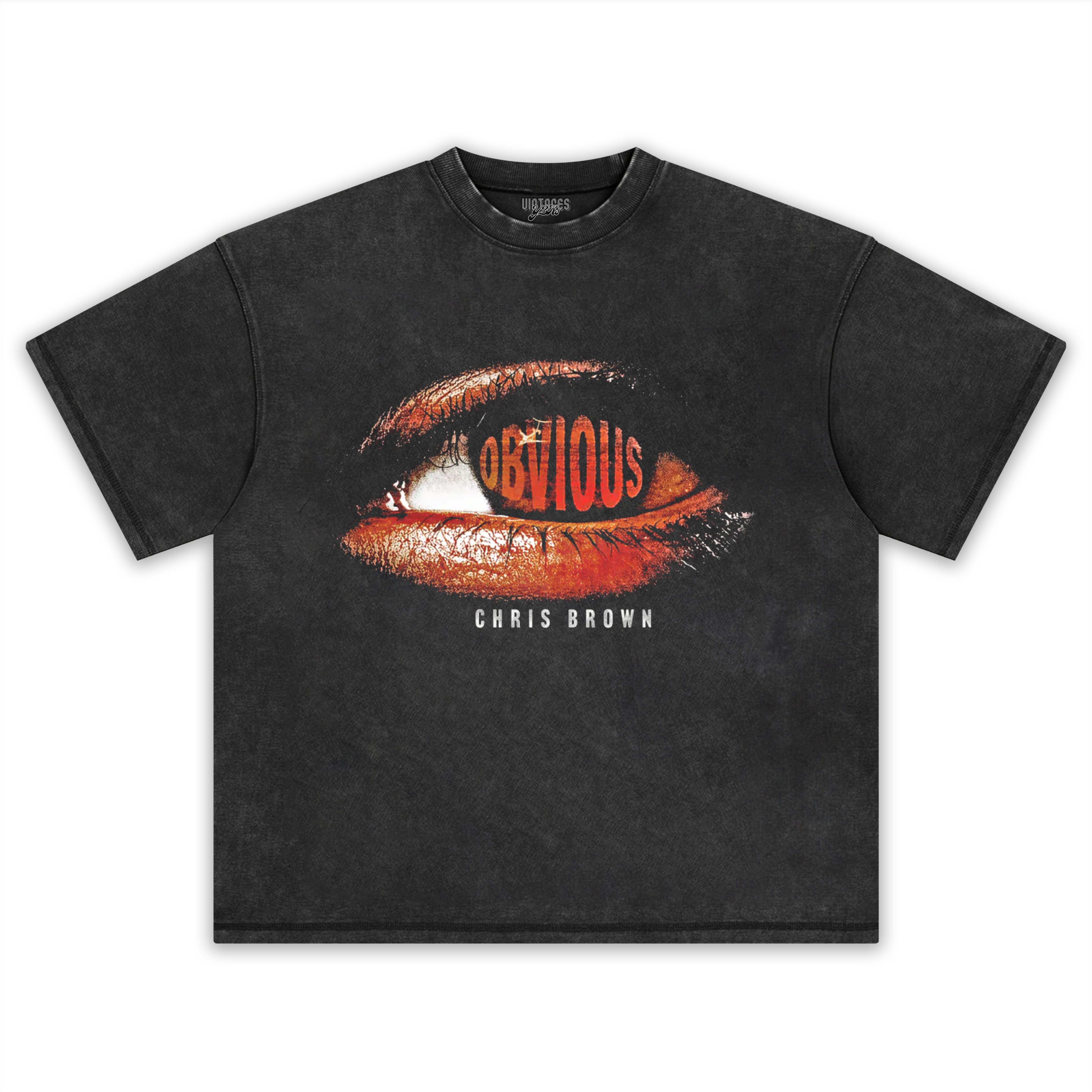 CHRIS BROWN OBVIOUS EYE TANK TOP & TEE & LONG SLEEVE & LAYERED LS & HOODIE