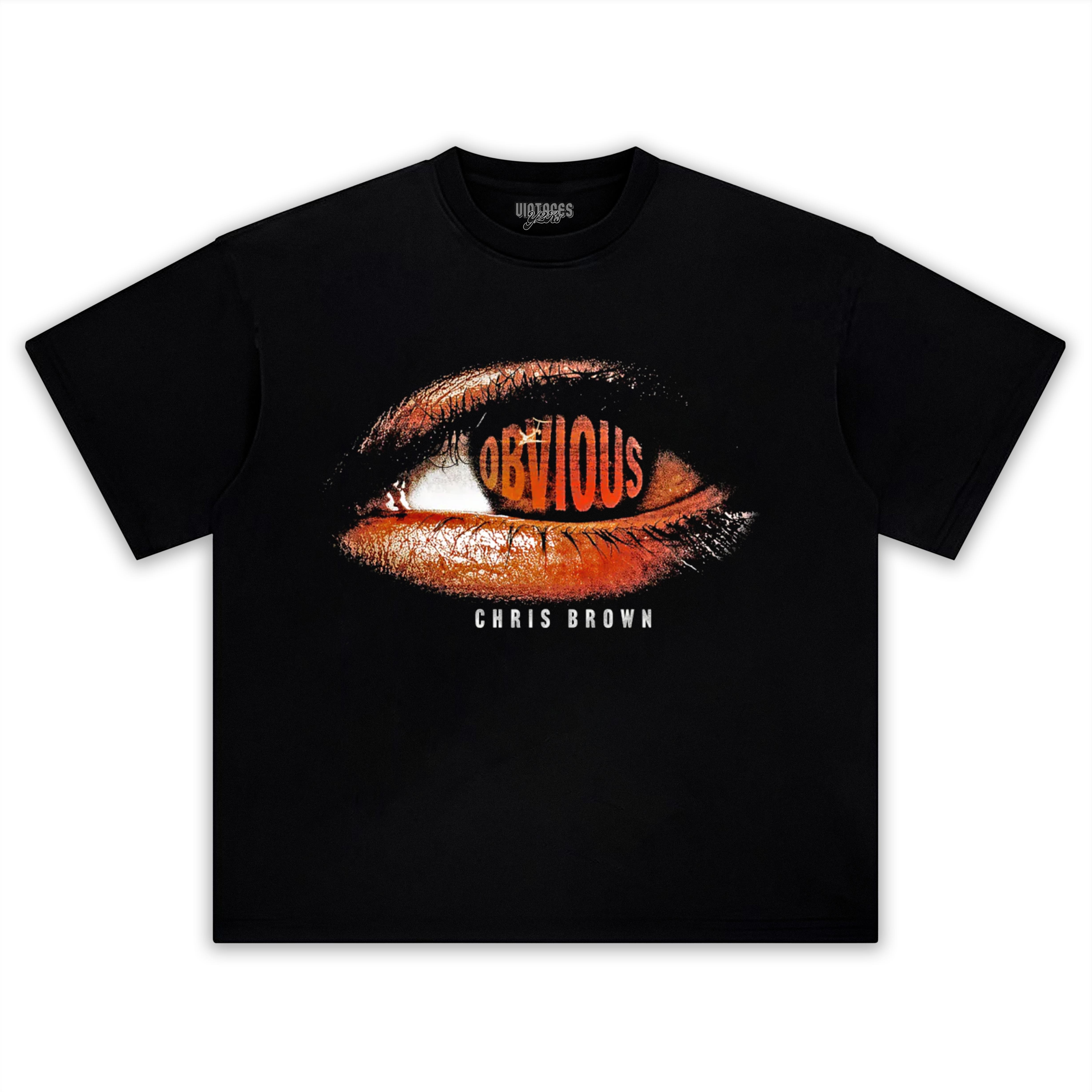 CHRIS BROWN OBVIOUS EYE TANK TOP & TEE & LONG SLEEVE & LAYERED LS & HOODIE