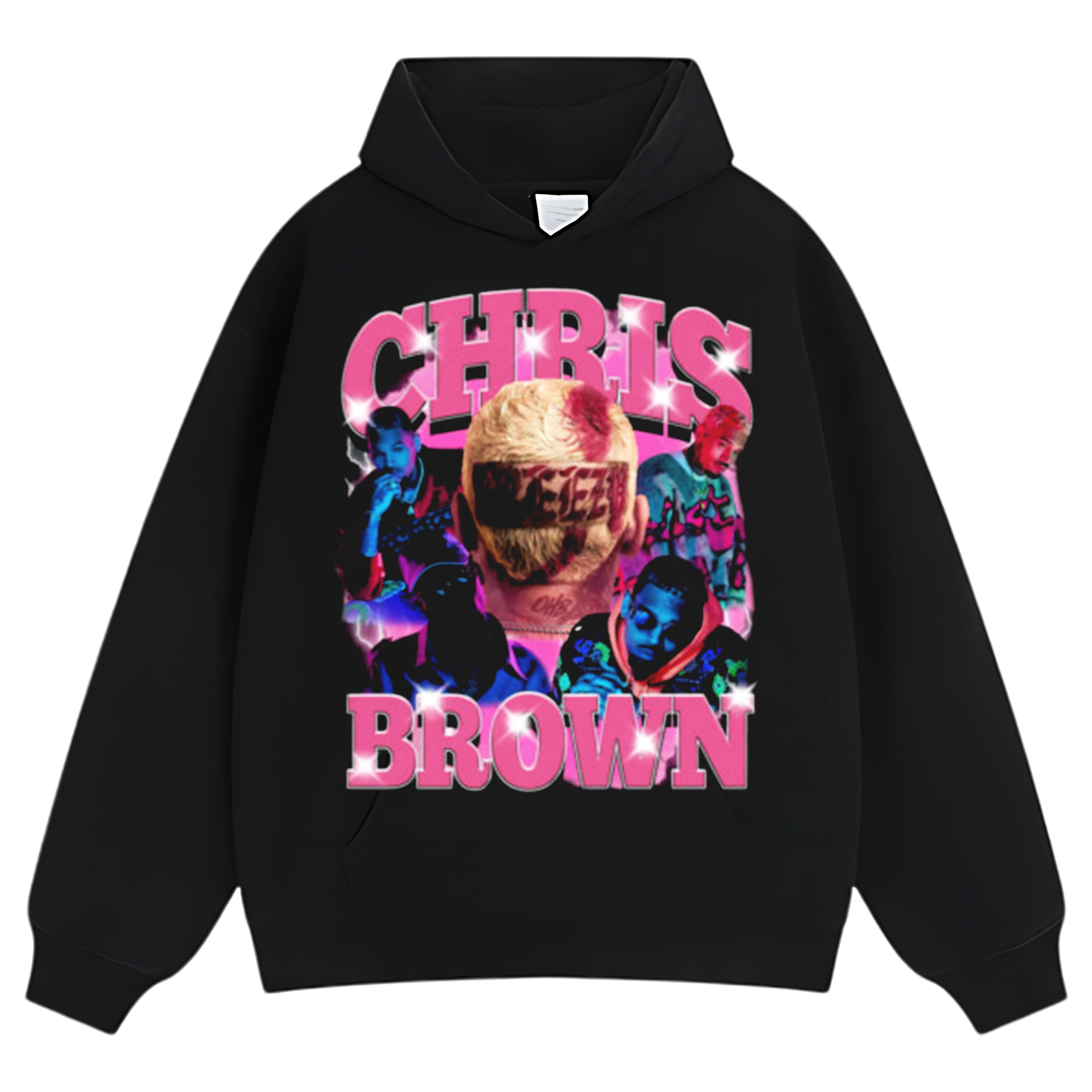 CHRIS BROWN RETRO NEON BREEZY TOUR TEE & LS & HOODIE