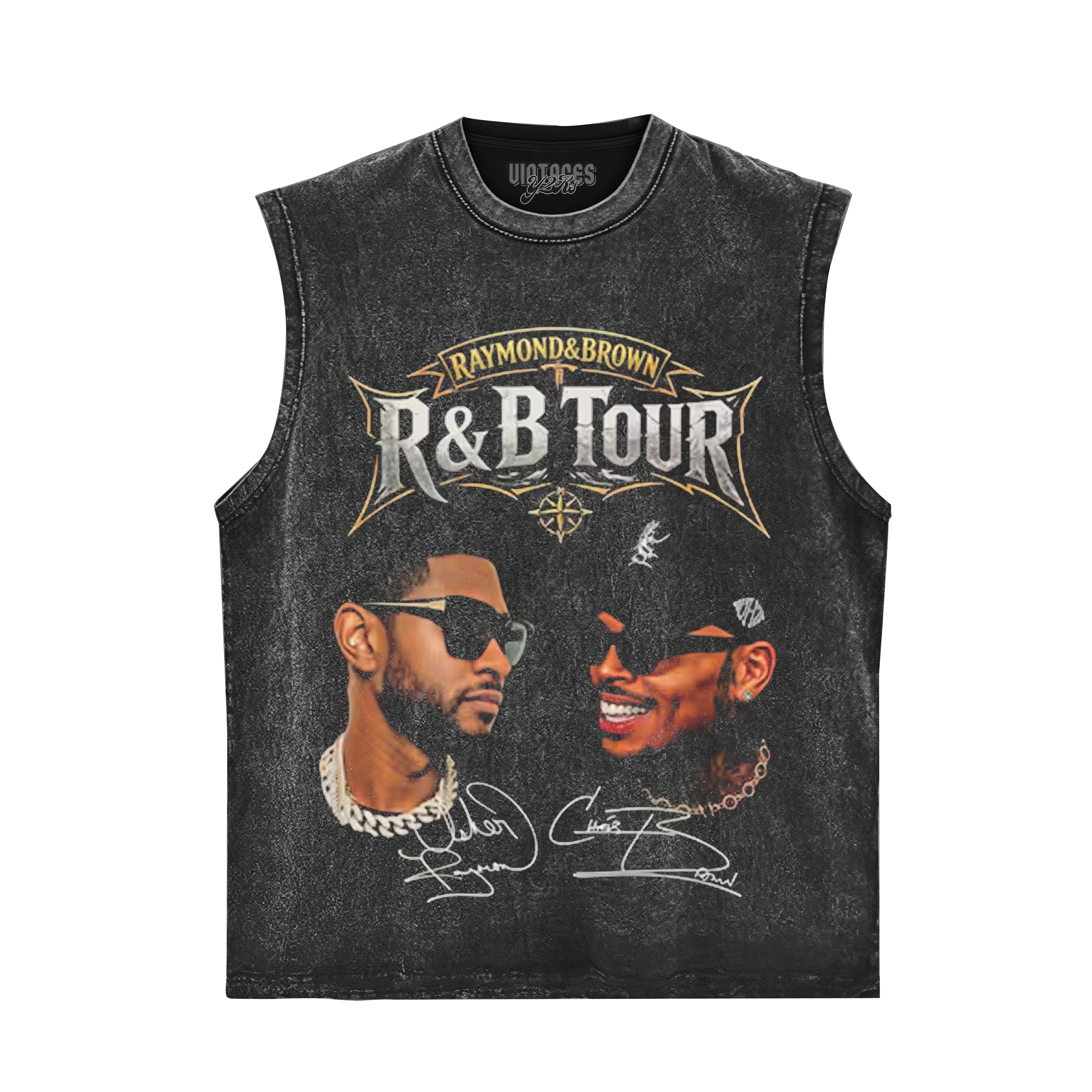 CHRIS BROWN & USHER THE R&B TOUR V3 TANK TOP & TEE & LONG SLEEVE & LAYERED LS & HOODIE