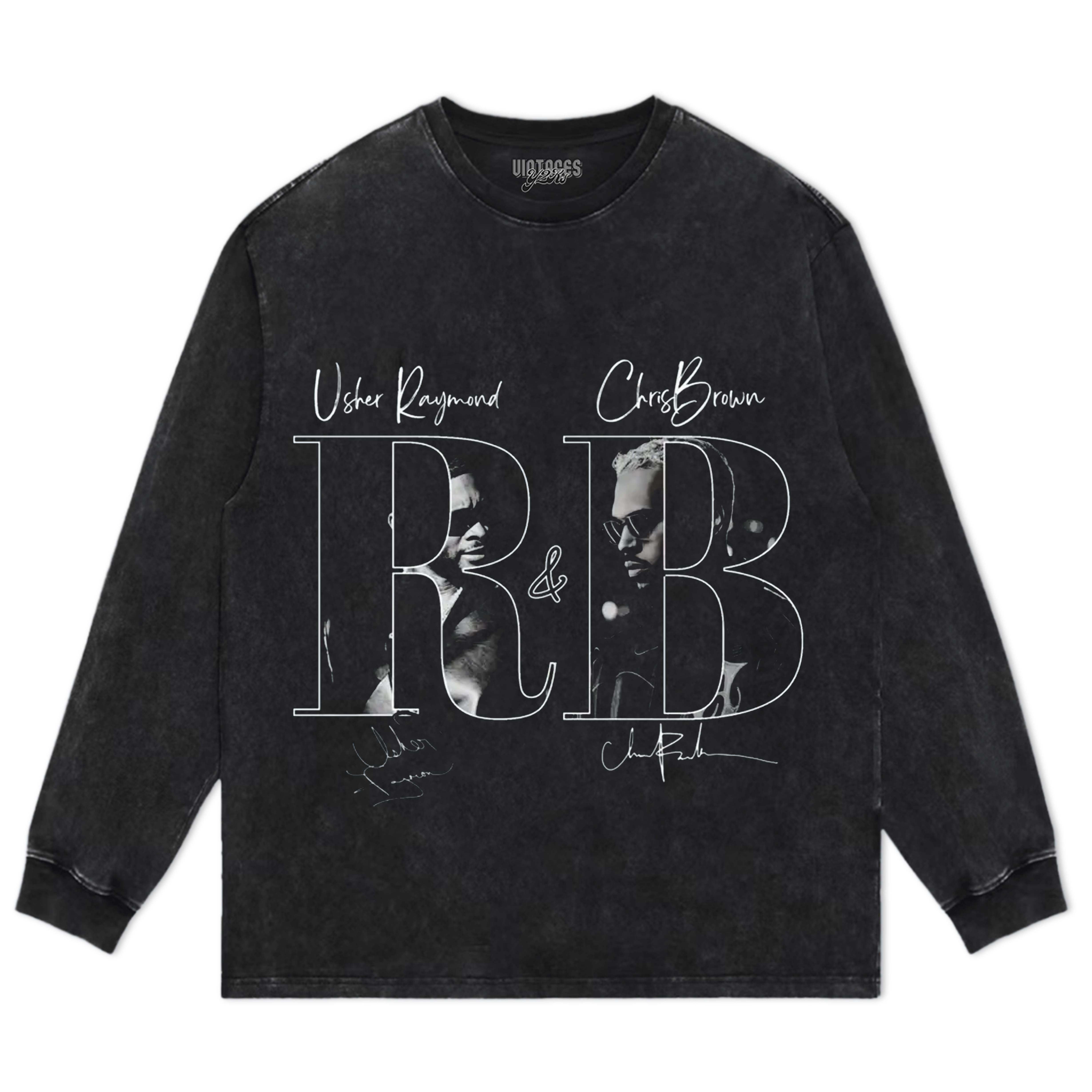 CHRIS BROWN & USHER THE R&B TOUR V4 TANK TOP & TEE & LONG SLEEVE & LAYERED LS & HOODIE