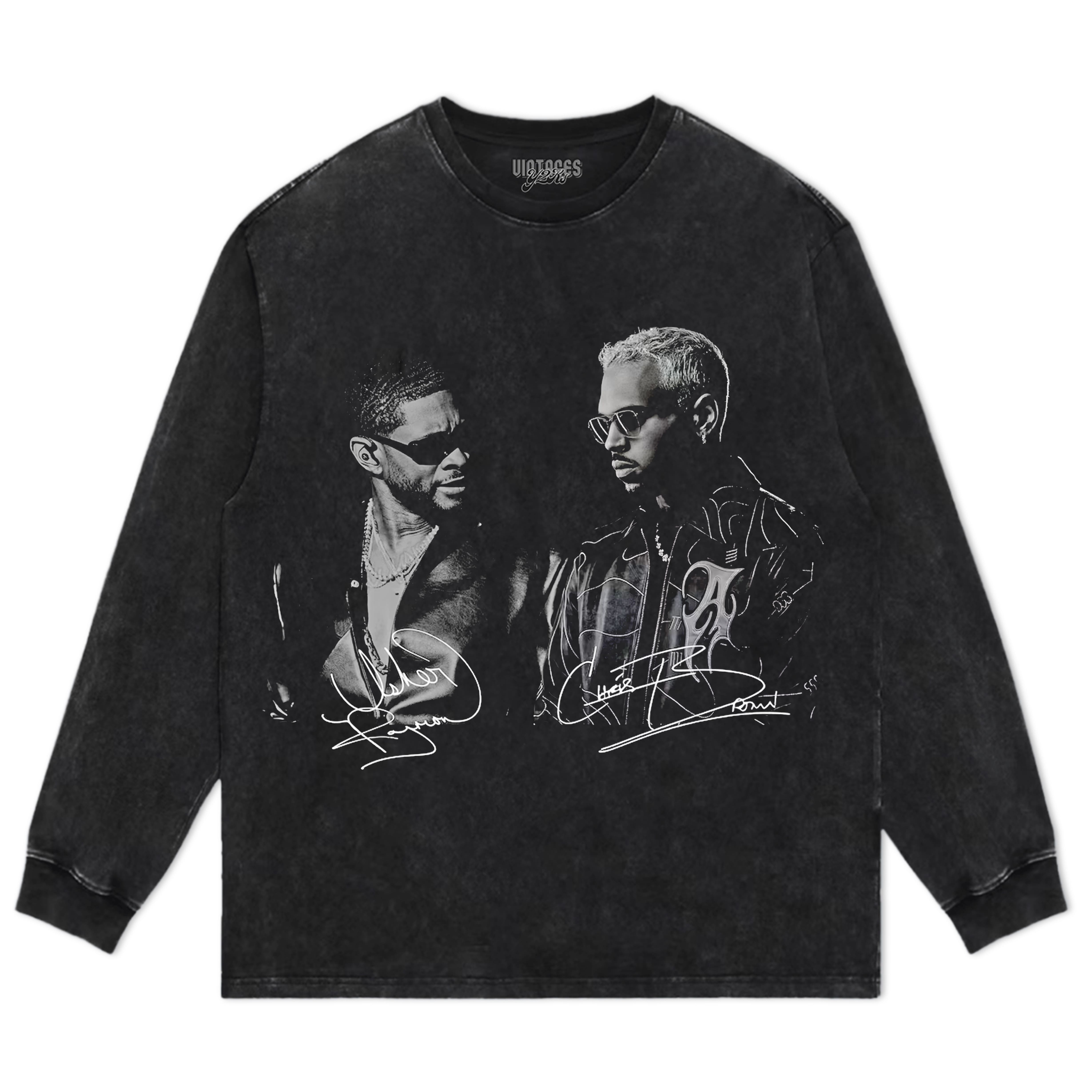 CHRIS BROWN & USHER THE R&B TOUR V7 TANK TOP & TEE & LONG SLEEVE & LAYERED LS & HOODIE